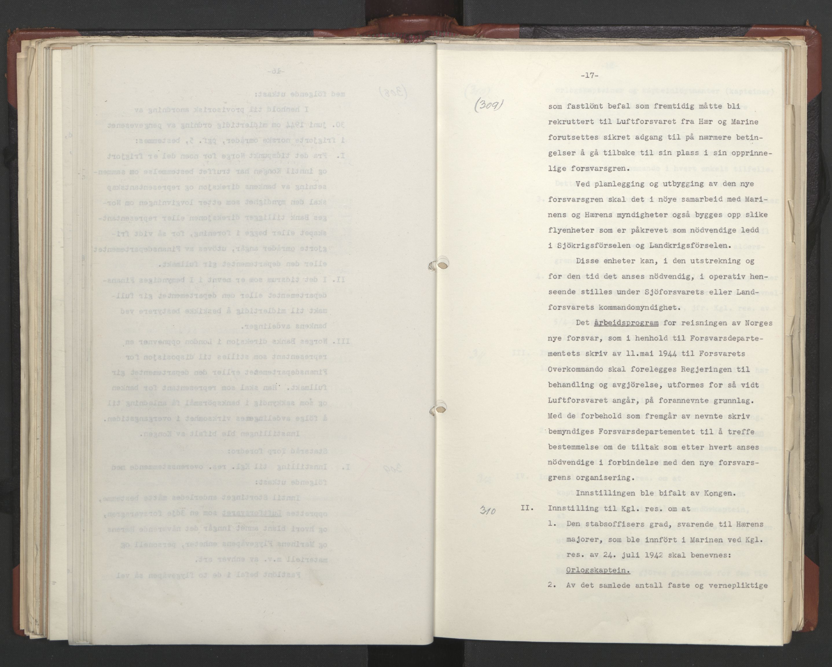 Statsrådssekretariatet, AV/RA-S-1001/A/Ac/L0125: Kgl. res. 21/7-15/12, 1944, p. 144