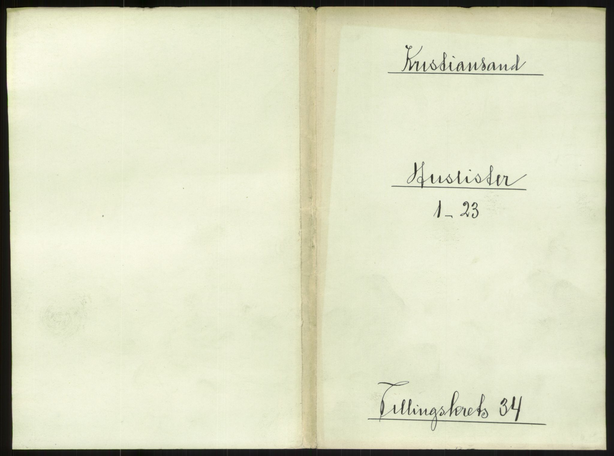 RA, 1891 census for 1001 Kristiansand, 1891, p. 1800