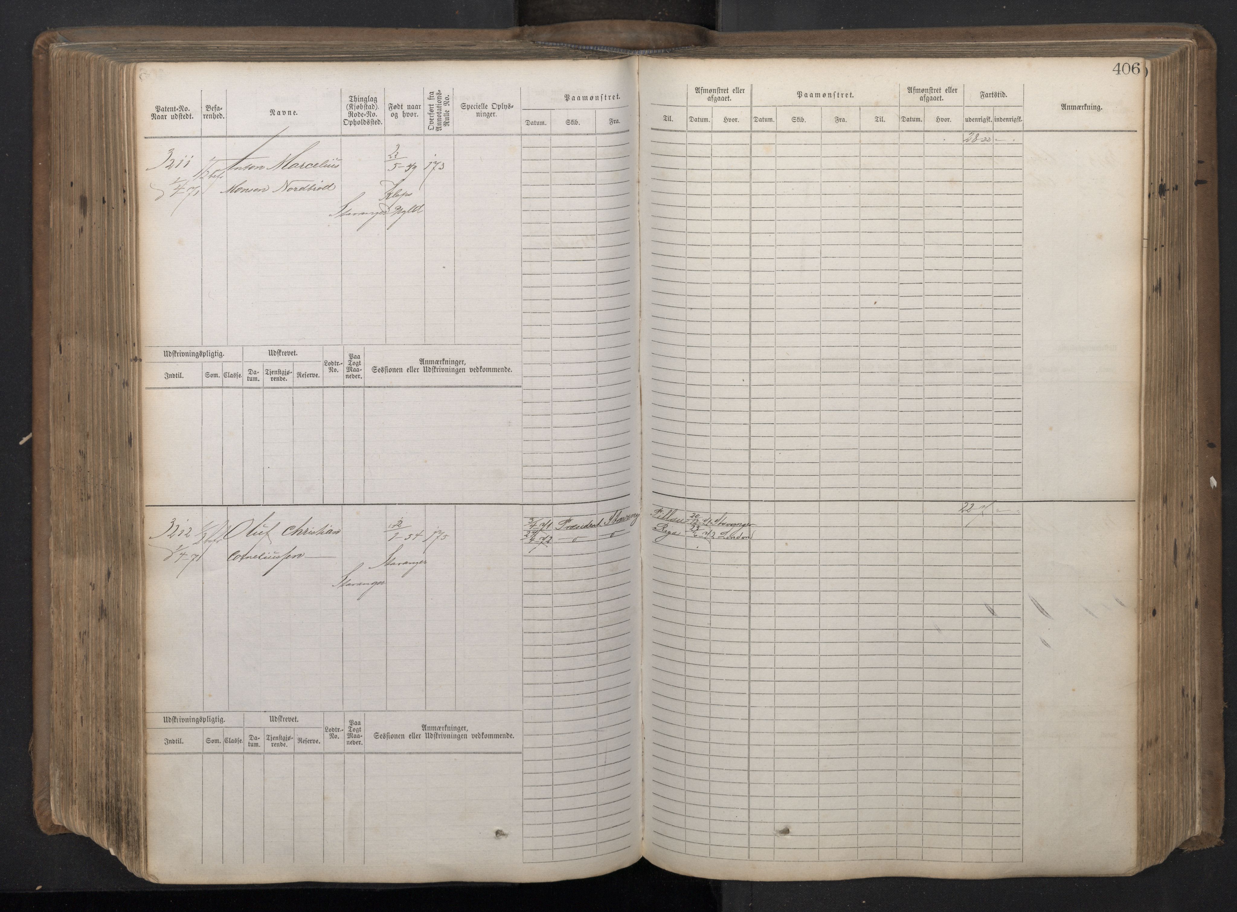 Stavanger sjømannskontor, AV/SAST-A-102006/F/Fb/Fbb/L0018: Sjøfartshovedrulle patnentnr. 2402-3602 (dublett), 1869, p. 410