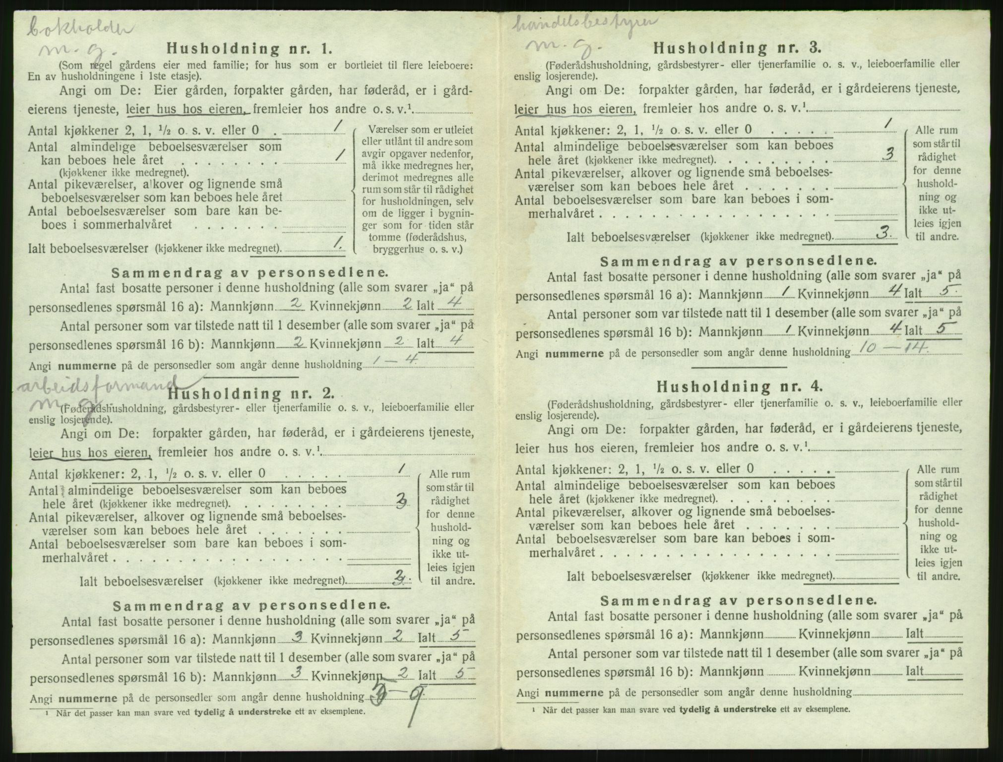 SAT, 1920 census for Bolsøy, 1920, p. 1566