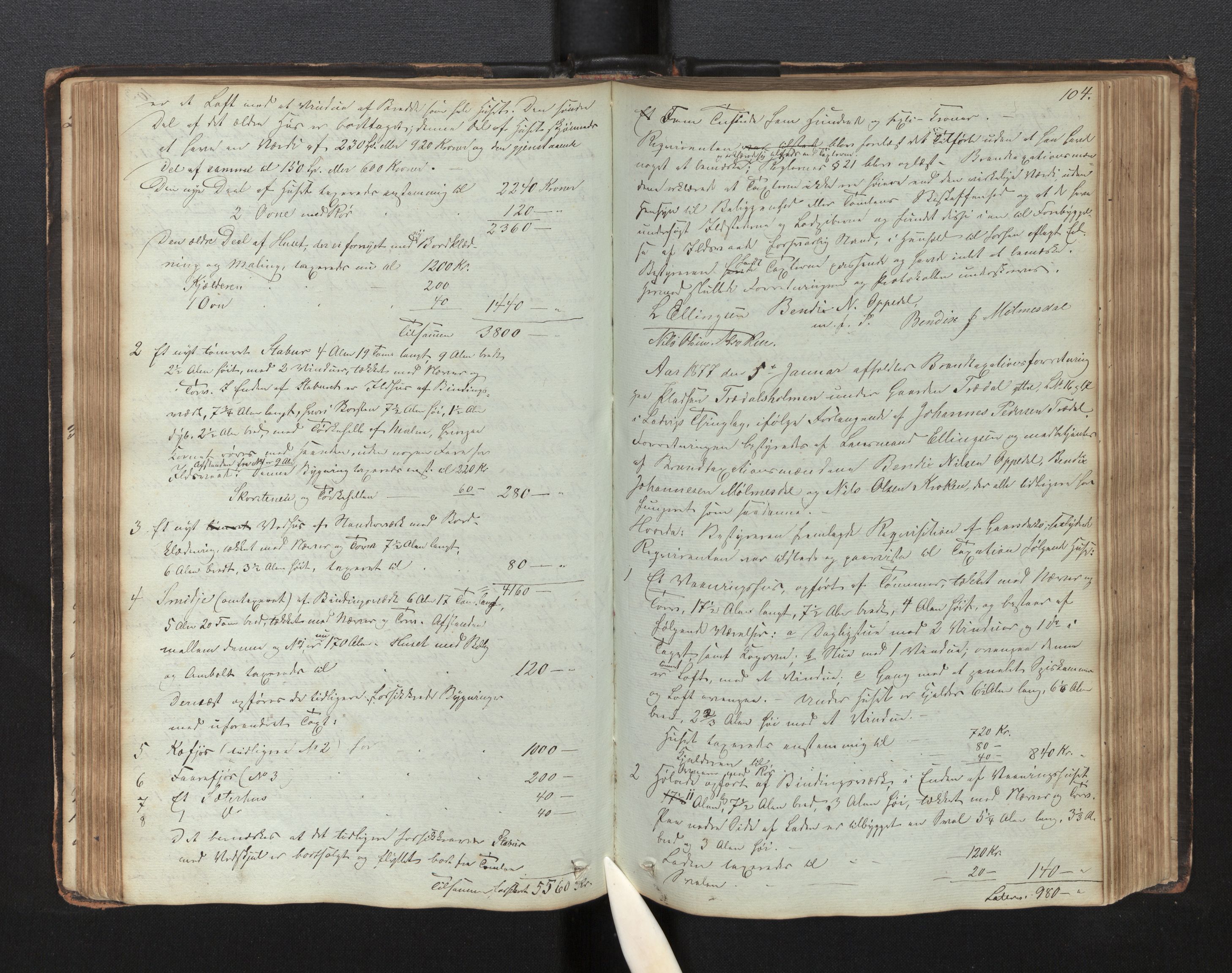 Lensmannen i Lavik, AV/SAB-A-29101/0012/L0001: Branntakstprotokoll, 1846-1955, p. 103b-104a