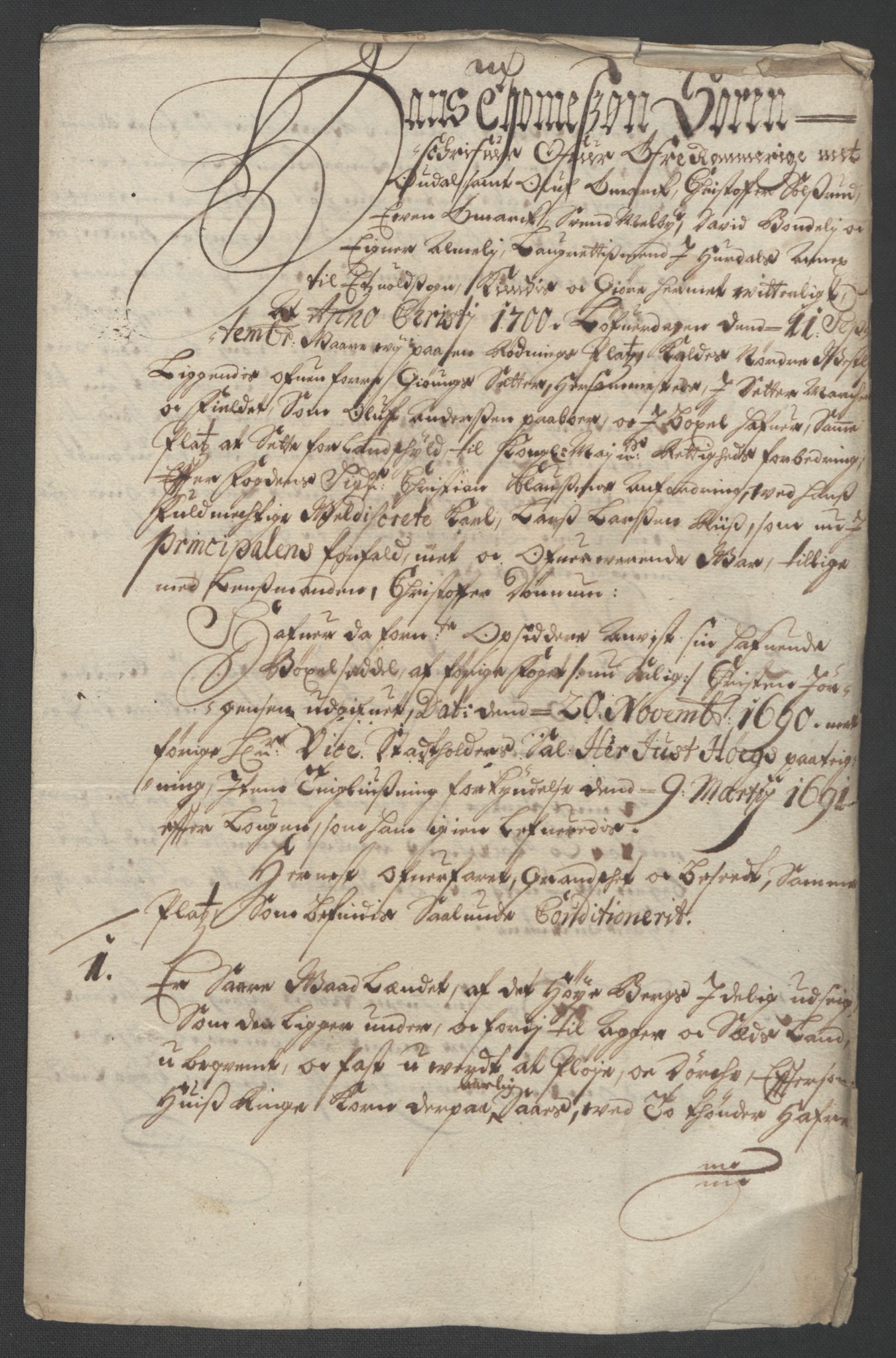 Rentekammeret inntil 1814, Reviderte regnskaper, Fogderegnskap, AV/RA-EA-4092/R12/L0713: Fogderegnskap Øvre Romerike, 1701, p. 208