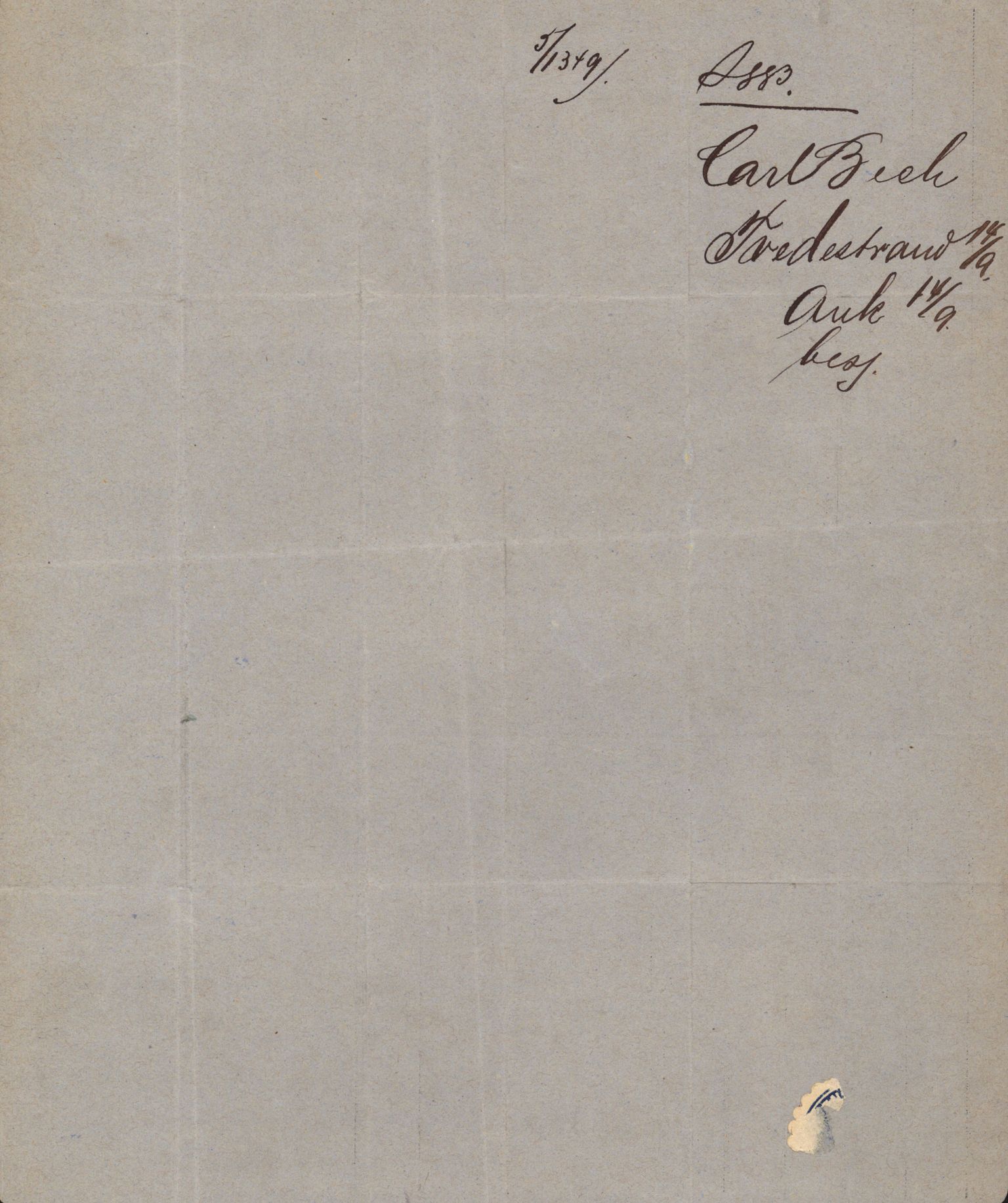 Pa 63 - Østlandske skibsassuranceforening, VEMU/A-1079/G/Ga/L0016/0002: Havaridokumenter / Brage, Frithof, Galis, Glencairn, Flink, 1883, p. 18