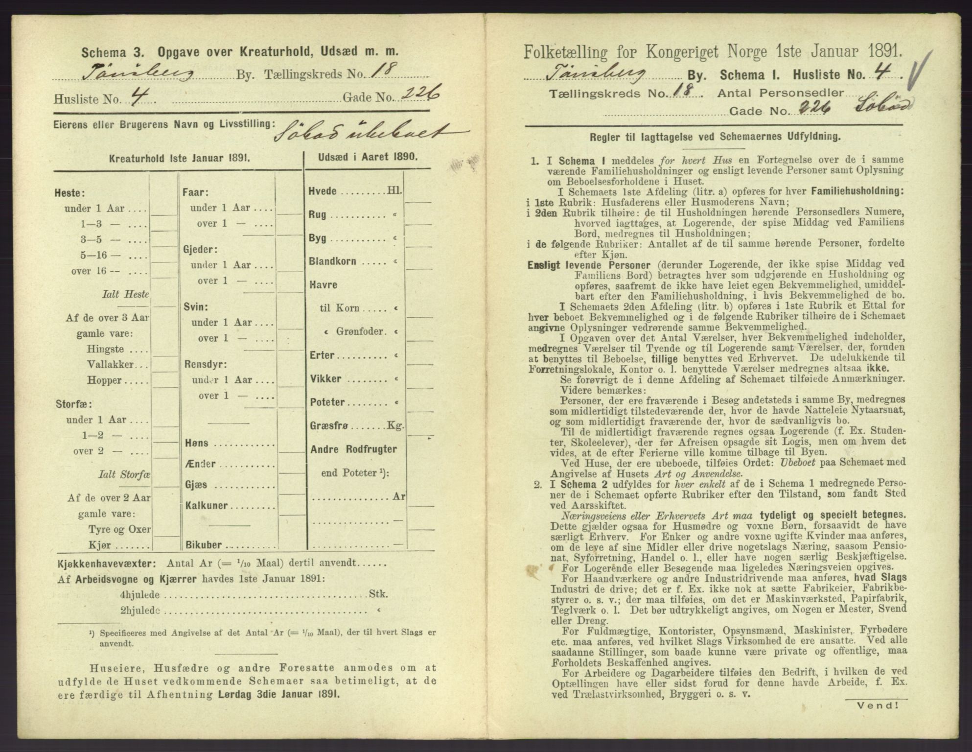 RA, 1891 census for 0705 Tønsberg, 1891, p. 630