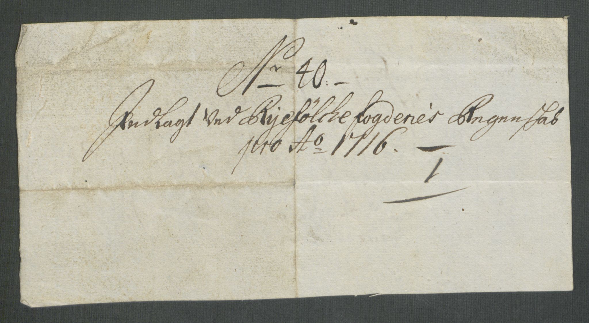 Rentekammeret inntil 1814, Reviderte regnskaper, Fogderegnskap, AV/RA-EA-4092/R47/L2869: Fogderegnskap Ryfylke, 1716, p. 261