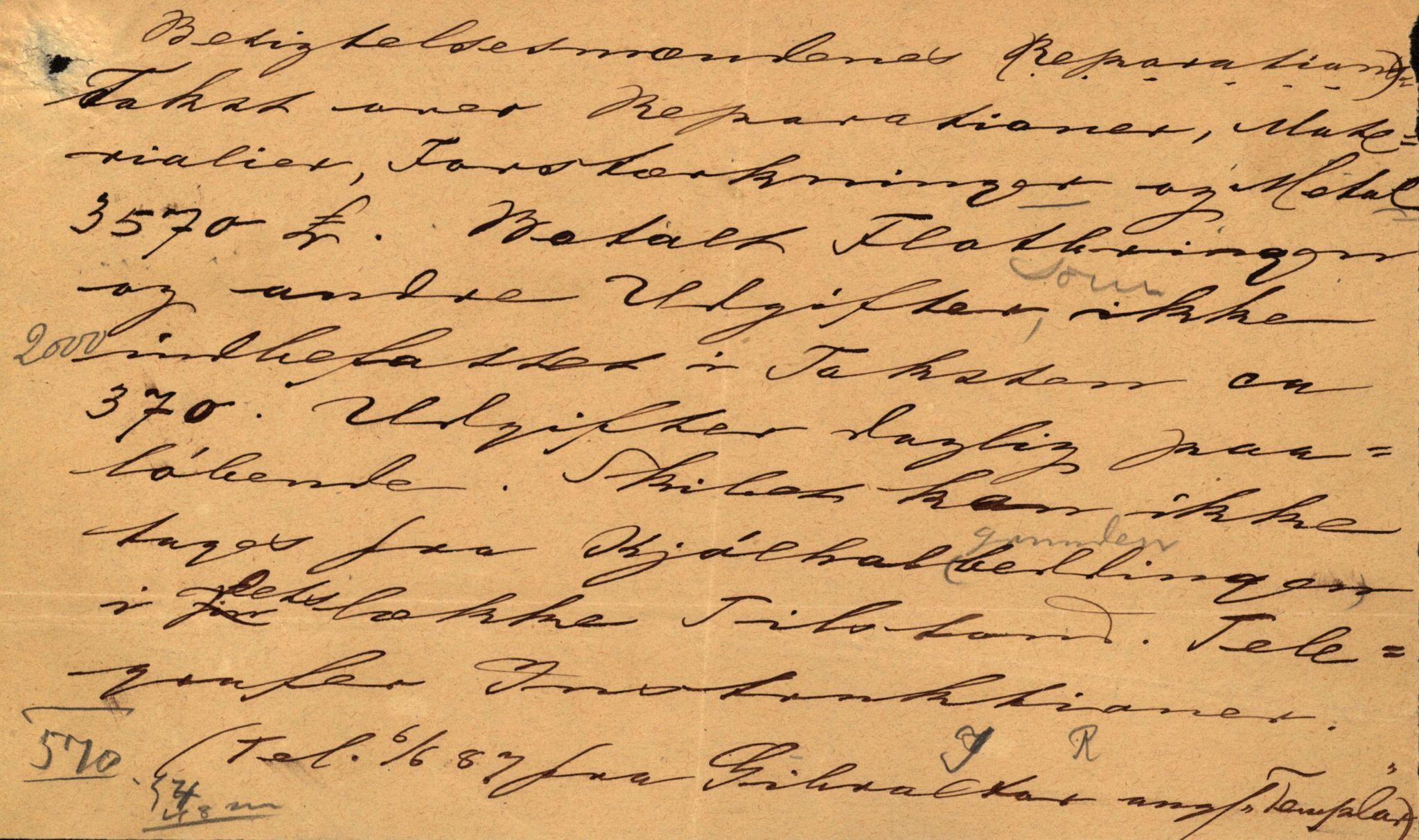 Pa 63 - Østlandske skibsassuranceforening, VEMU/A-1079/G/Ga/L0020/0003: Havaridokumenter / Anton, Diamant, Templar, Finn, Eliezer, Arctic, 1887, p. 197