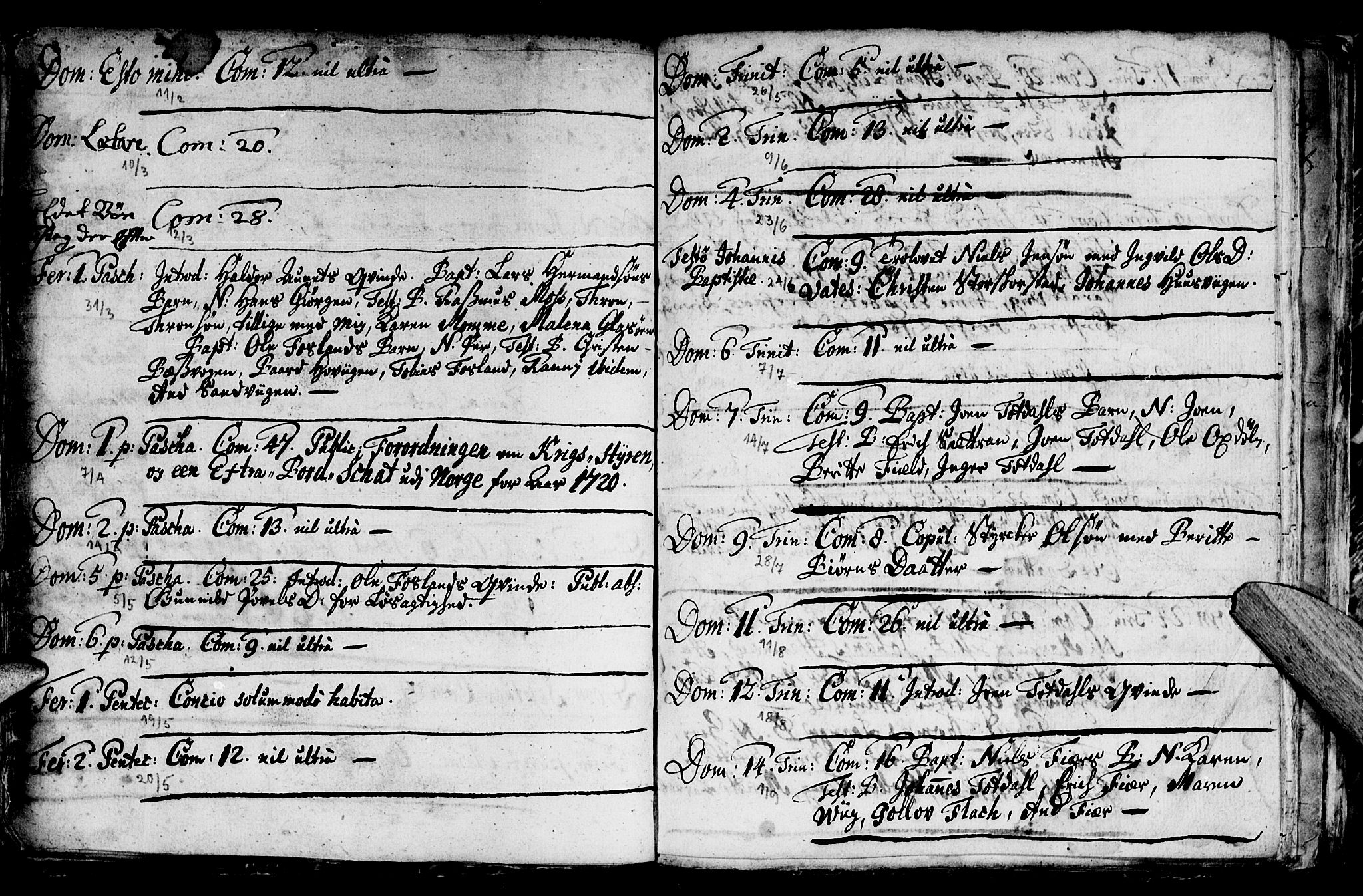 Ministerialprotokoller, klokkerbøker og fødselsregistre - Nord-Trøndelag, SAT/A-1458/774/L0627: Parish register (official) no. 774A01, 1693-1738