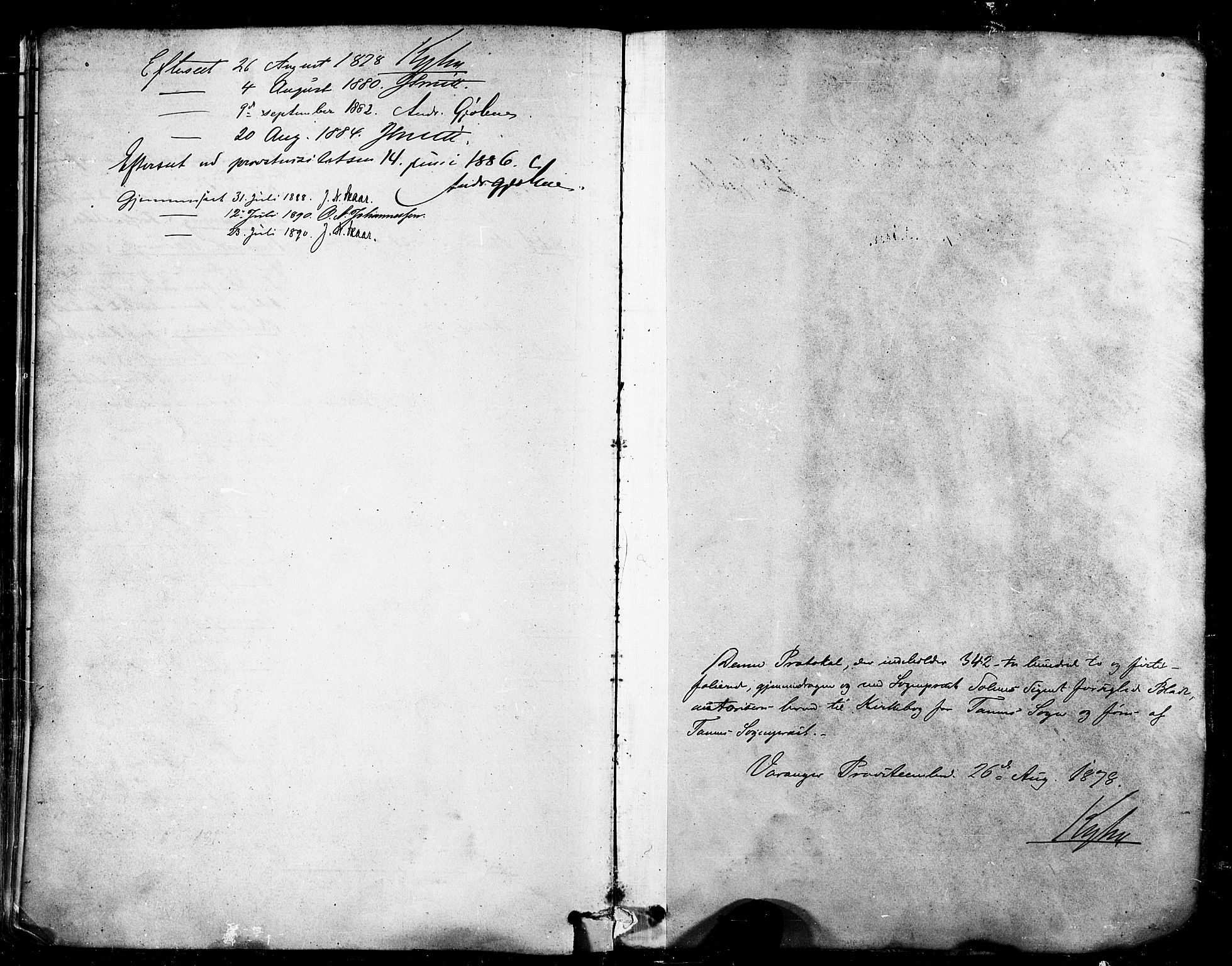 Tana sokneprestkontor, SATØ/S-1334/H/Ha/L0004kirke: Parish register (official) no. 4, 1878-1891
