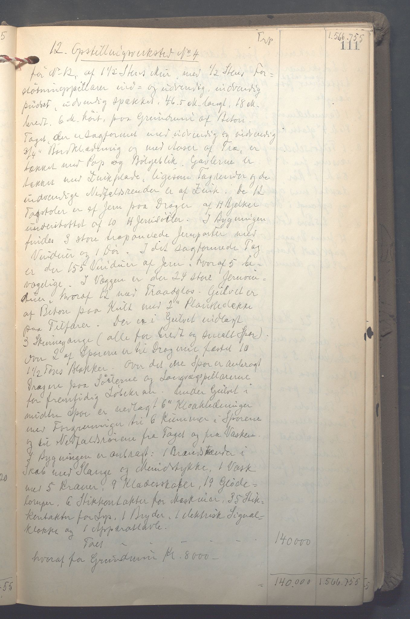 Lensmennene i Aker, OBA/A-10133/F/Fb/L0002: Branntakstprotokoll, 1922-1929, p. 111