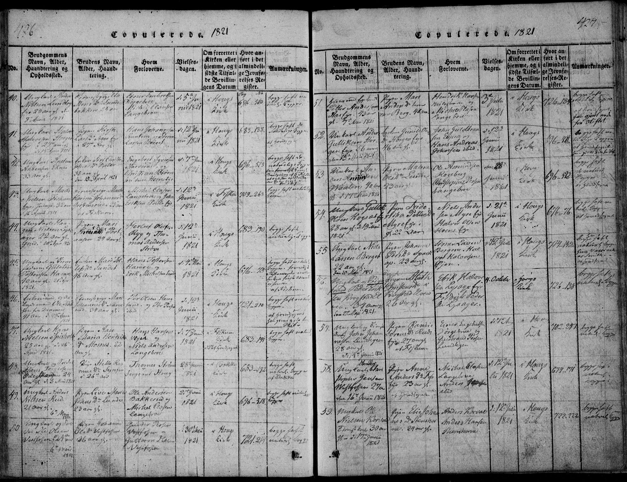 Eiker kirkebøker, SAKO/A-4/F/Fa/L0011: Parish register (official) no. I 11, 1814-1827, p. 426-427