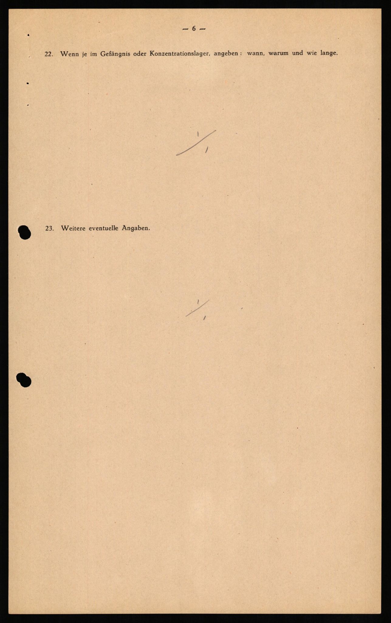 Forsvaret, Forsvarets overkommando II, AV/RA-RAFA-3915/D/Db/L0012: CI Questionaires. Tyske okkupasjonsstyrker i Norge. Tyskere., 1945-1946, p. 19