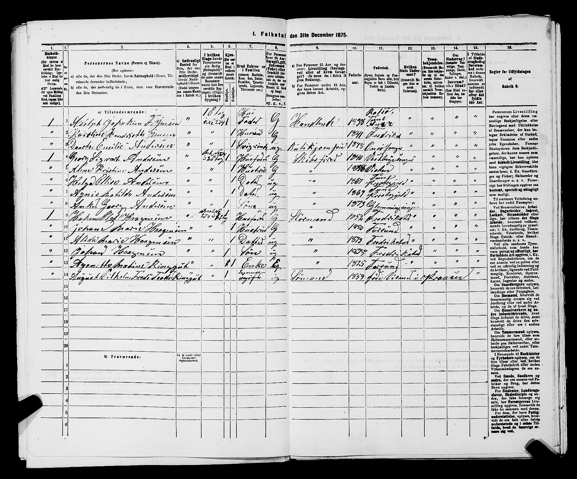 RA, 1875 census for 0103B Fredrikstad/Fredrikstad, 1875, p. 914