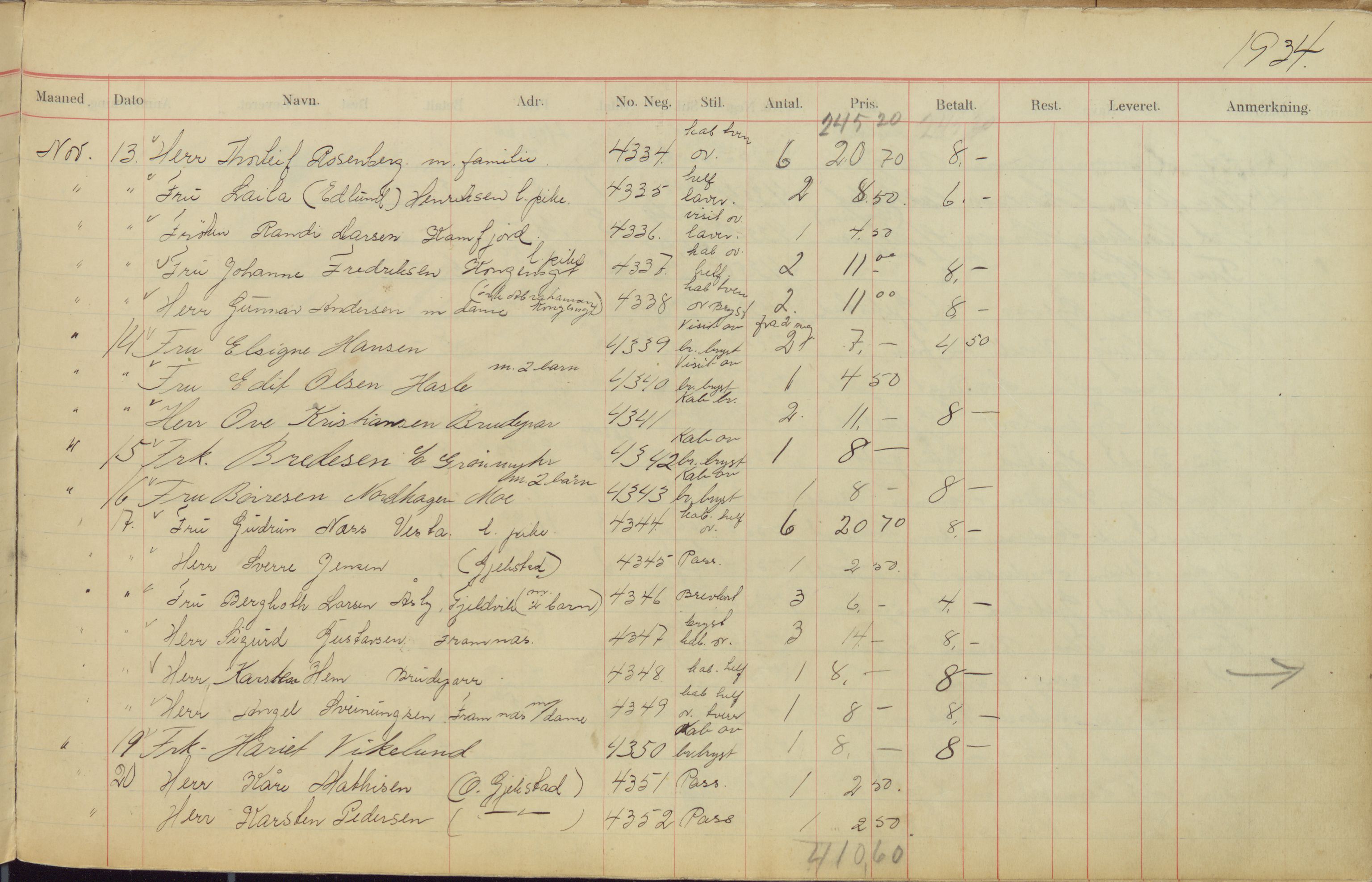 Pa 1494 - Jørgensen, Antonius. Fotograf, VEMU/A-2760/F/Fb, 1927-1984, p. 238
