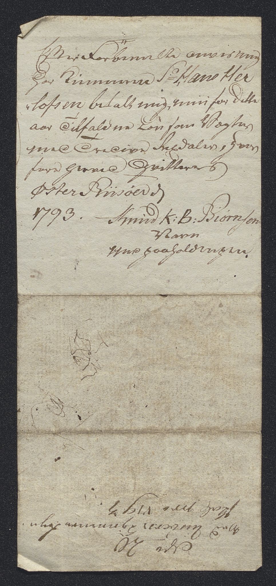 Danske Kanselli 1800-1814, AV/RA-EA-3024/K/Kk/Kka/Kkac/L0234: Kjøpstadregnskap Øster Risør, 1791-1795, p. 299