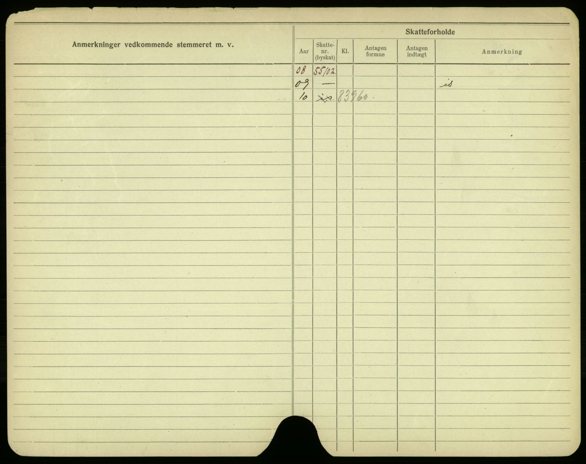 Oslo folkeregister, Registerkort, SAO/A-11715/F/Fa/Fac/L0003: Menn, 1906-1914, p. 101b