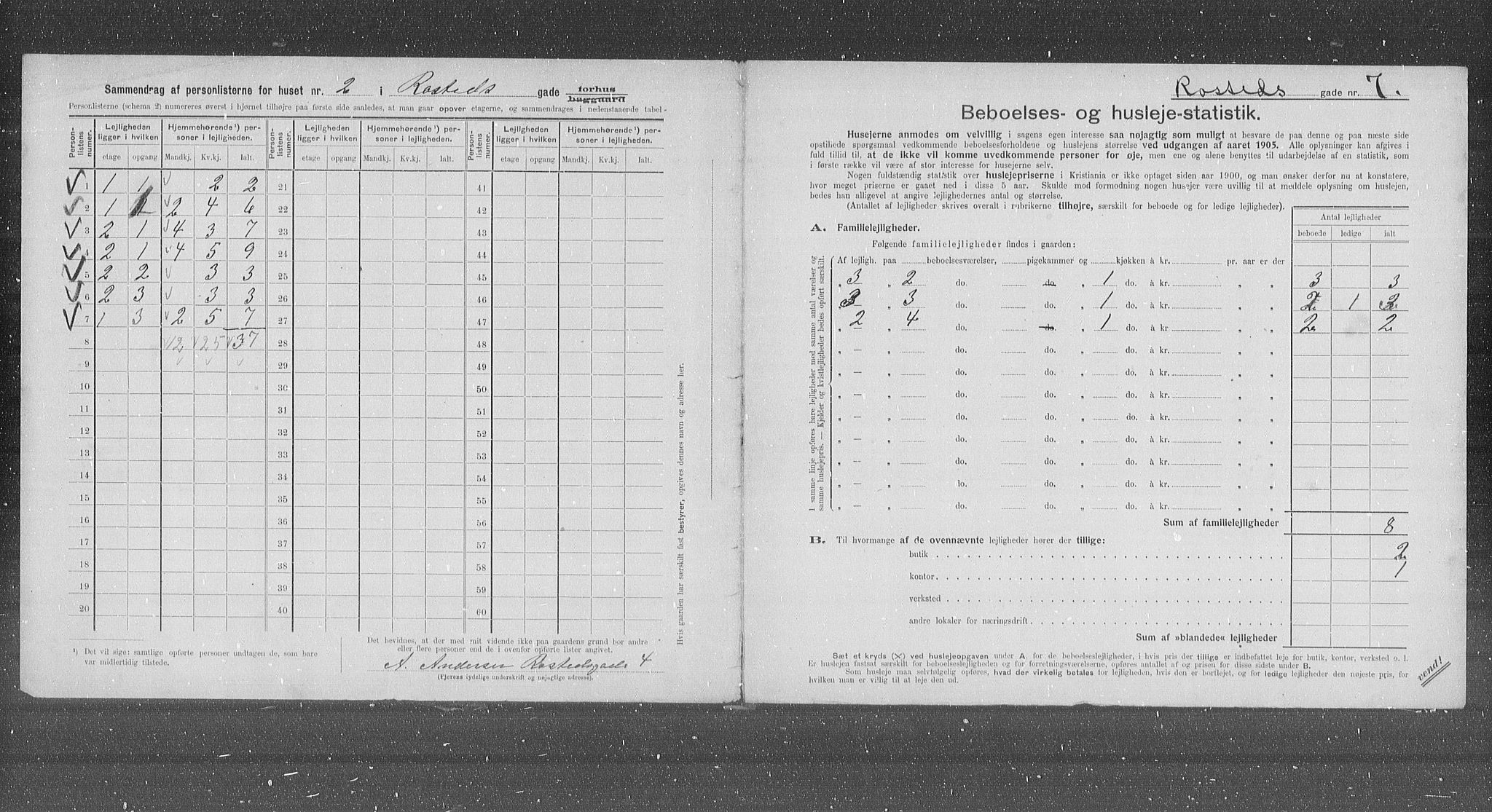 OBA, Municipal Census 1905 for Kristiania, 1905, p. 44326