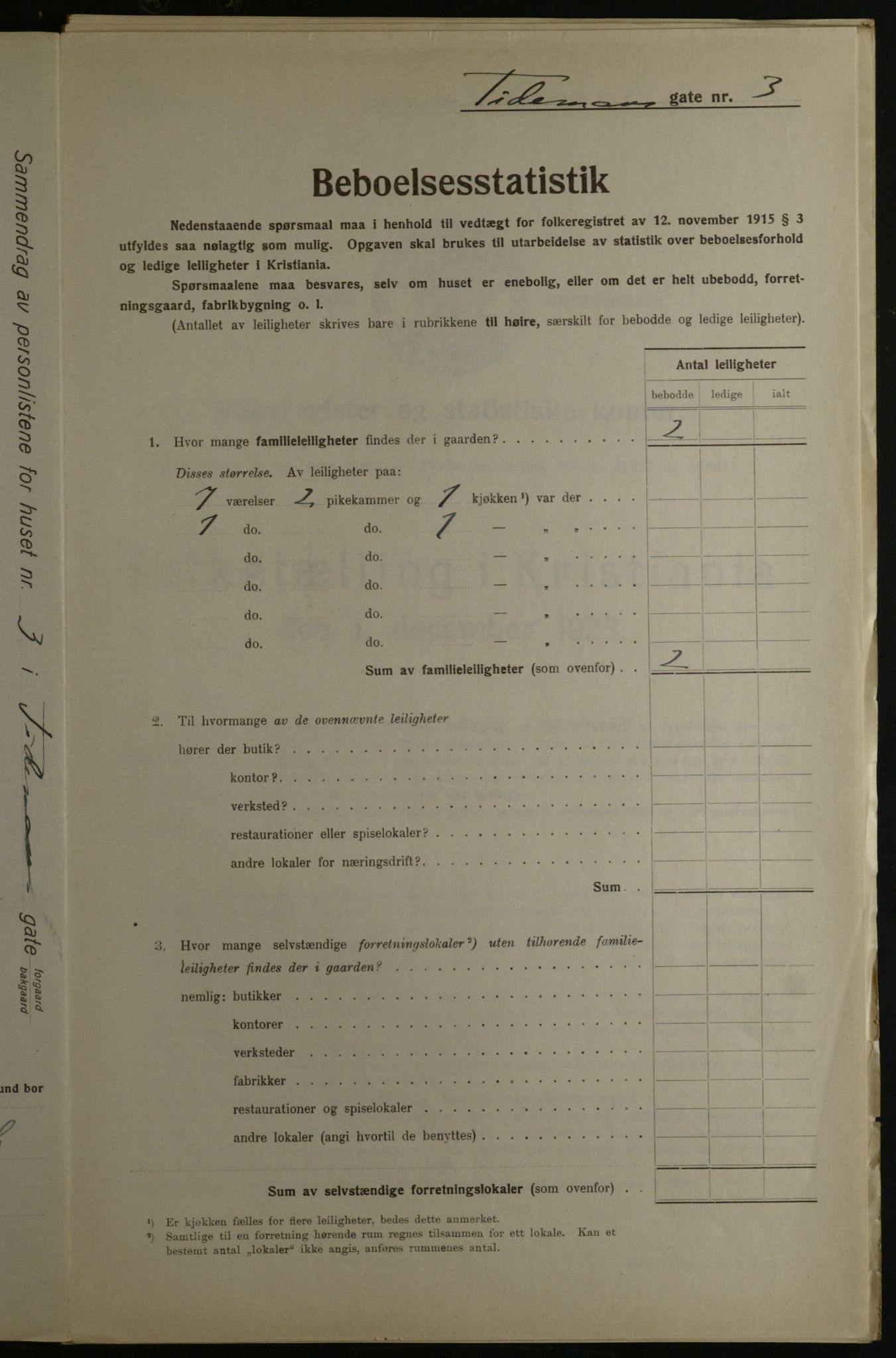 OBA, Municipal Census 1923 for Kristiania, 1923, p. 123228