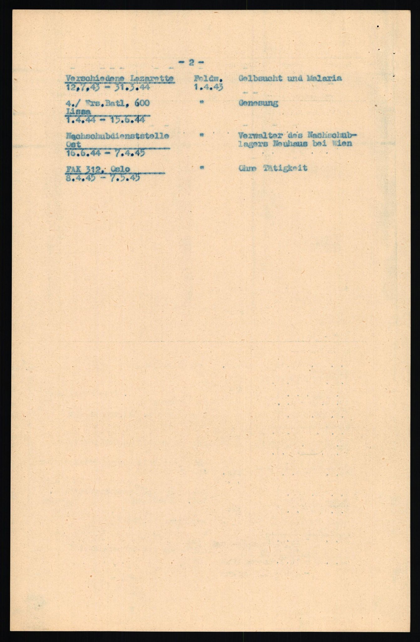 Forsvaret, Forsvarets overkommando II, AV/RA-RAFA-3915/D/Db/L0037: CI Questionaires. Tyske okkupasjonsstyrker i Norge. Tyskere., 1945-1946, p. 75