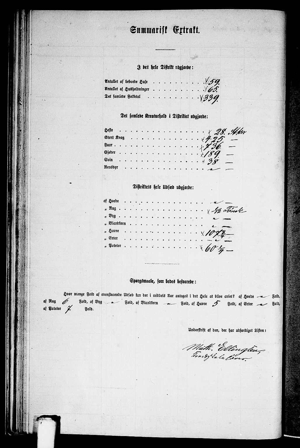 RA, 1865 census for Lavik, 1865, p. 36