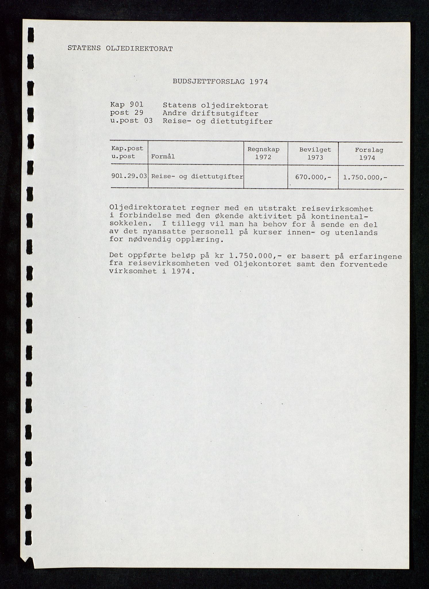 Industridepartementet, Oljekontoret, AV/SAST-A-101348/Db/L0002: Oljevernrådet, Styret i OD, leieforhold, div., 1966-1973, p. 187