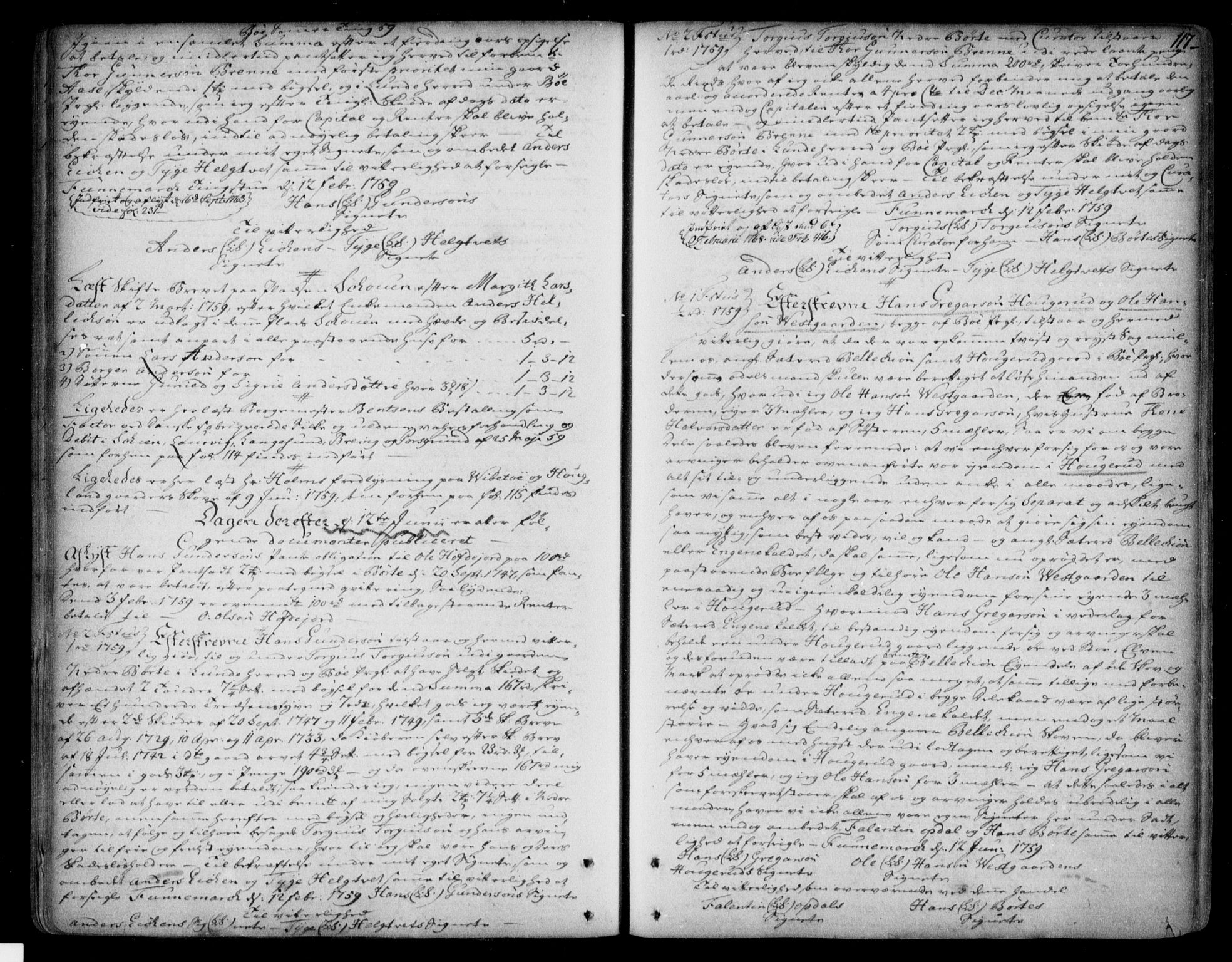 Nedre Telemark sorenskriveri, AV/SAKO-A-135/G/Ga/Gaa/L0001k: Mortgage book no. K, 1756-1775, p. 117