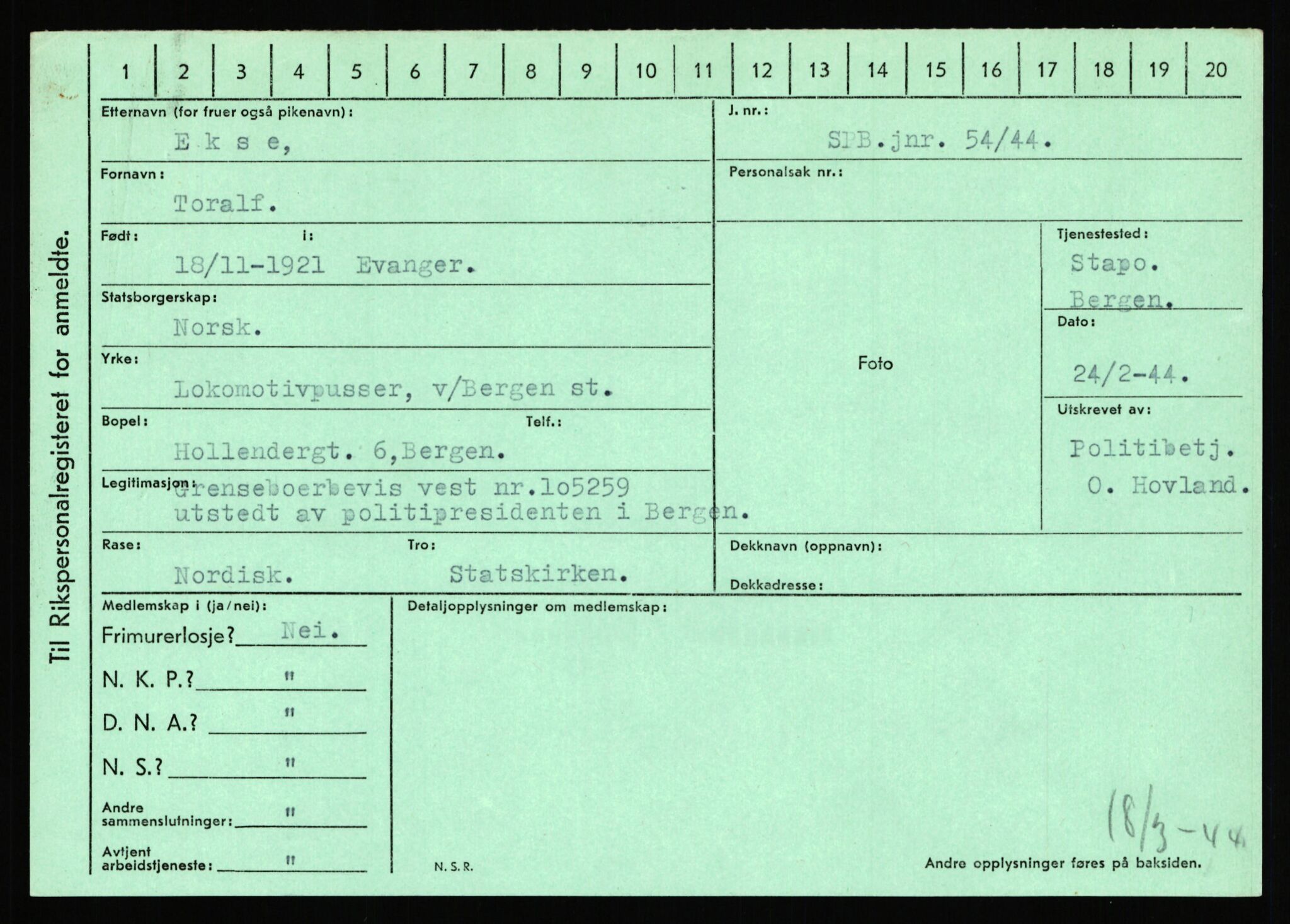 Statspolitiet - Hovedkontoret / Osloavdelingen, AV/RA-S-1329/C/Ca/L0004: Eid - funn av gjenstander	, 1943-1945, p. 470