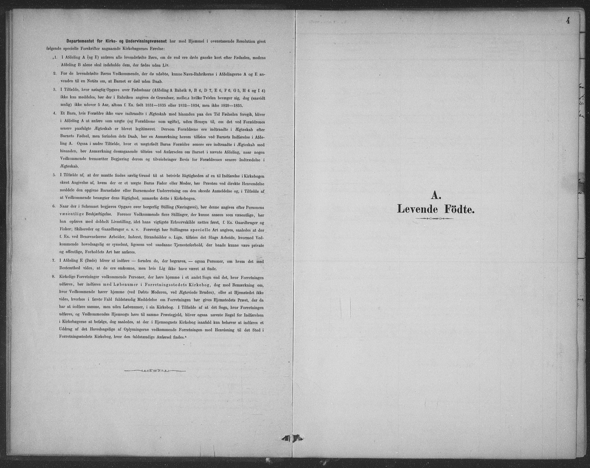 Ministerialprotokoller, klokkerbøker og fødselsregistre - Møre og Romsdal, AV/SAT-A-1454/521/L0299: Parish register (official) no. 521A01, 1882-1907, p. 4