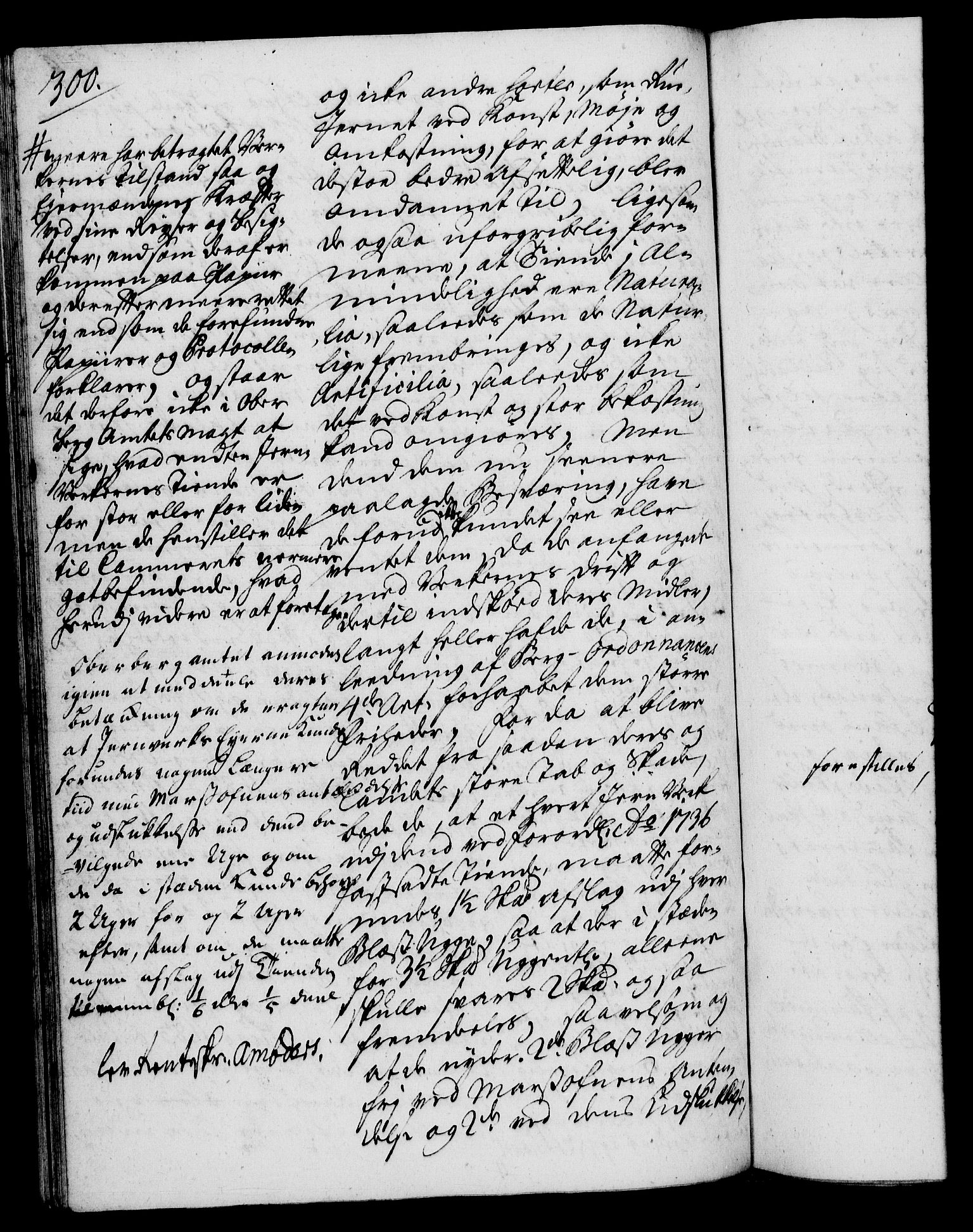 Rentekammeret, Kammerkanselliet, RA/EA-3111/G/Gh/Gha/L0020: Norsk ekstraktmemorialprotokoll (merket RK 53.65), 1738-1739, p. 300