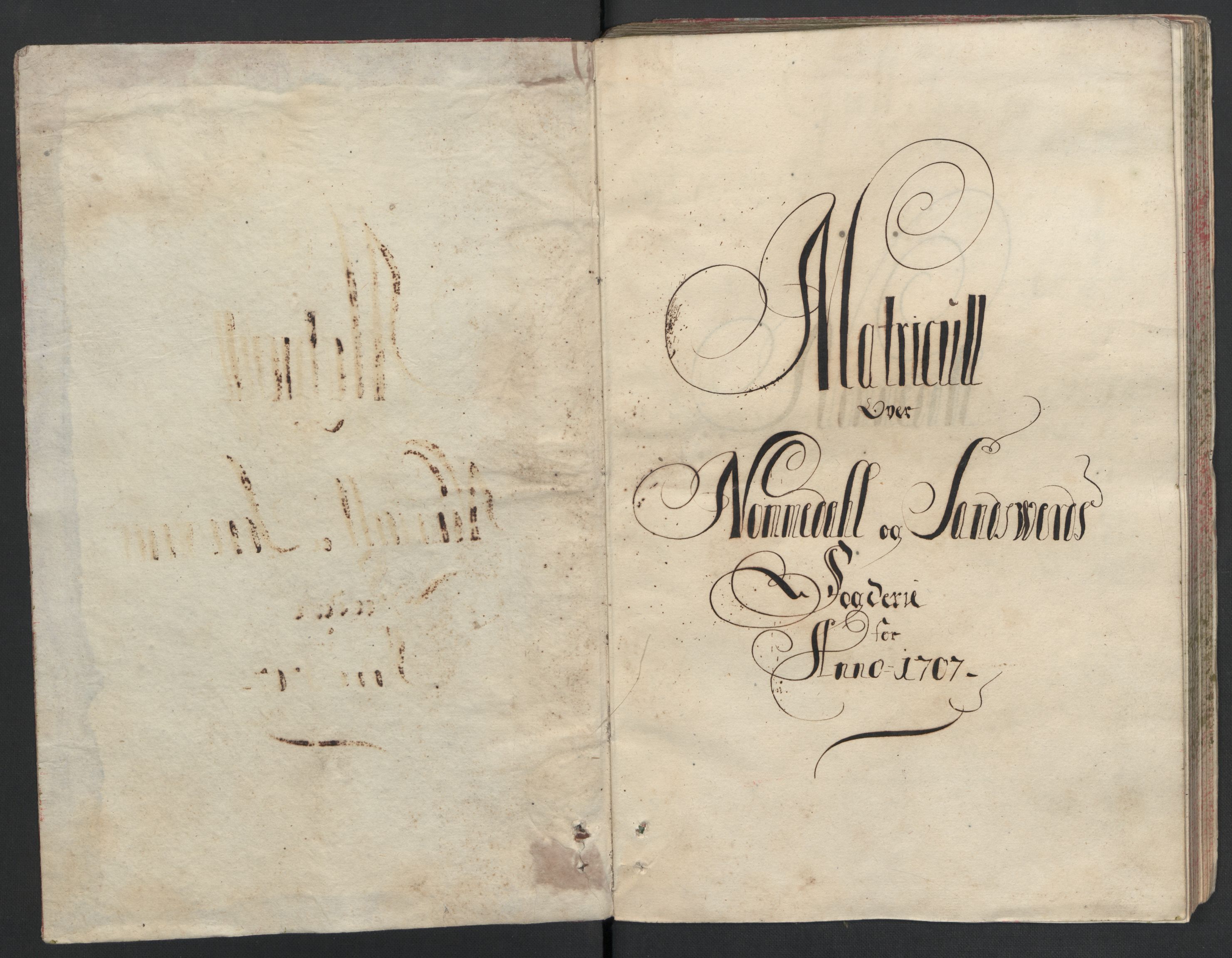 Rentekammeret inntil 1814, Reviderte regnskaper, Fogderegnskap, AV/RA-EA-4092/R24/L1584: Fogderegnskap Numedal og Sandsvær, 1707-1708, p. 30