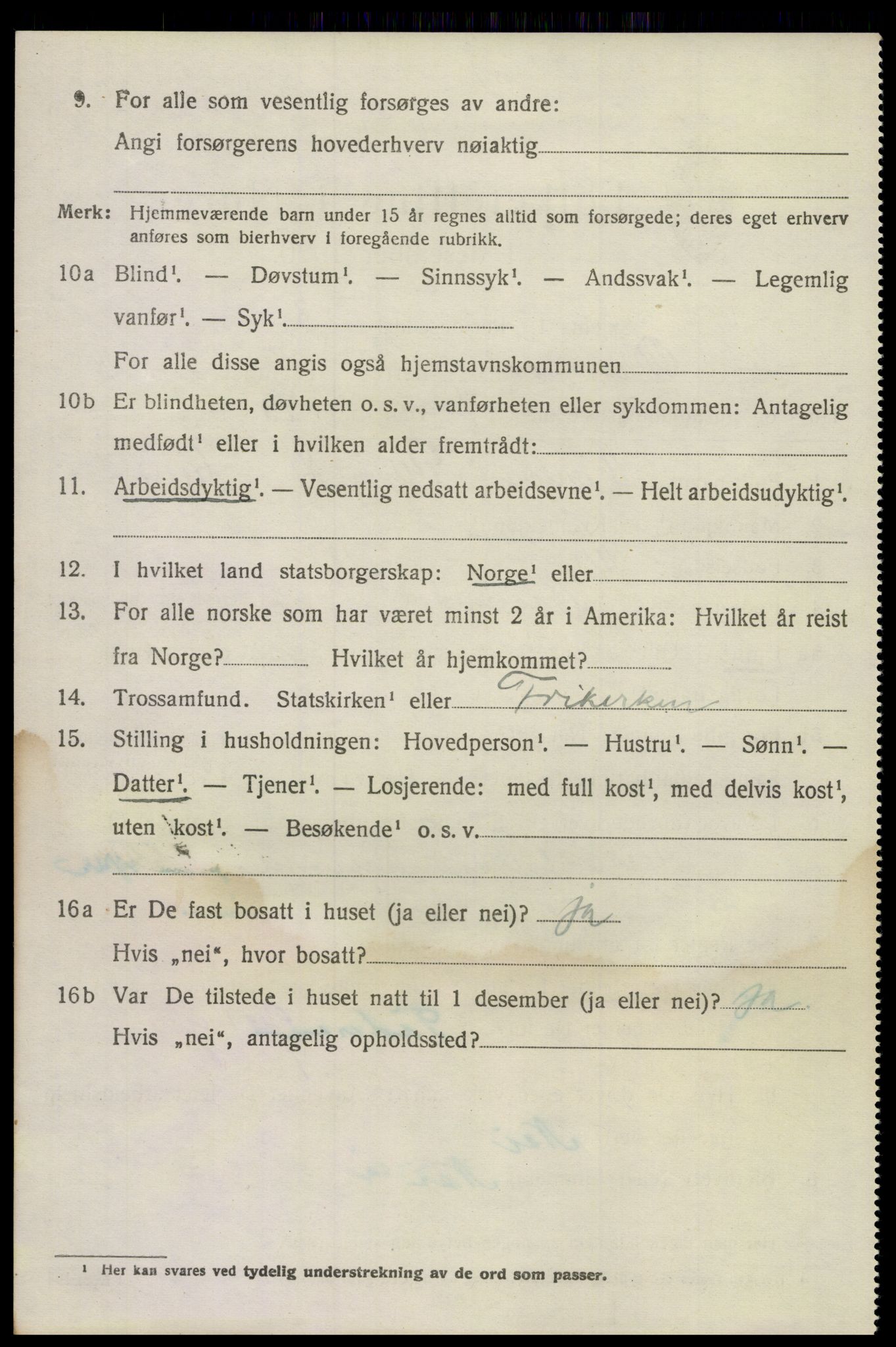 SAKO, 1920 census for Drangedal, 1920, p. 4234
