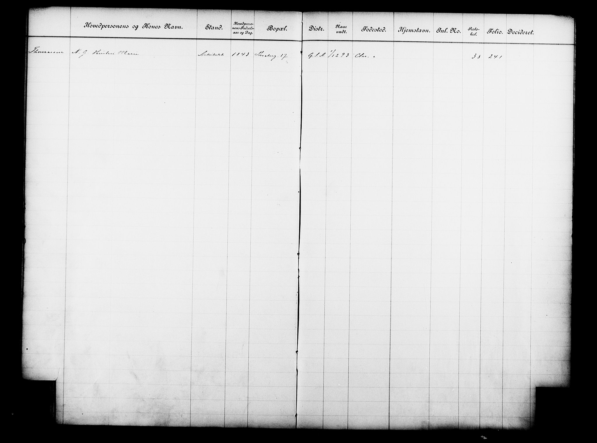 Fattigvesenet, OBA/A-20045/Fb/L0013: Hjemstavnsregister, 1893, p. 169