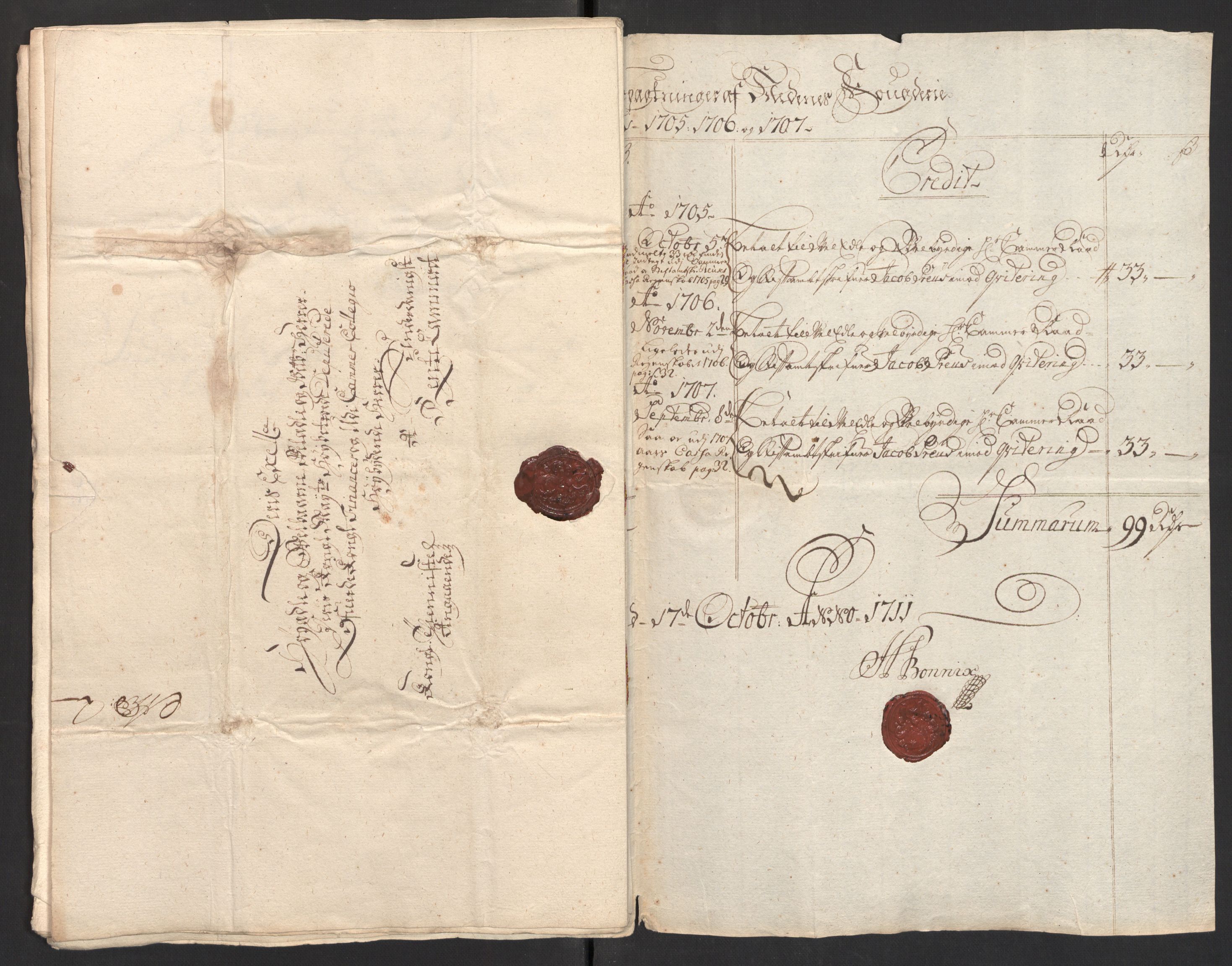 Rentekammeret inntil 1814, Reviderte regnskaper, Fogderegnskap, AV/RA-EA-4092/R39/L2318: Fogderegnskap Nedenes, 1706-1709, p. 238