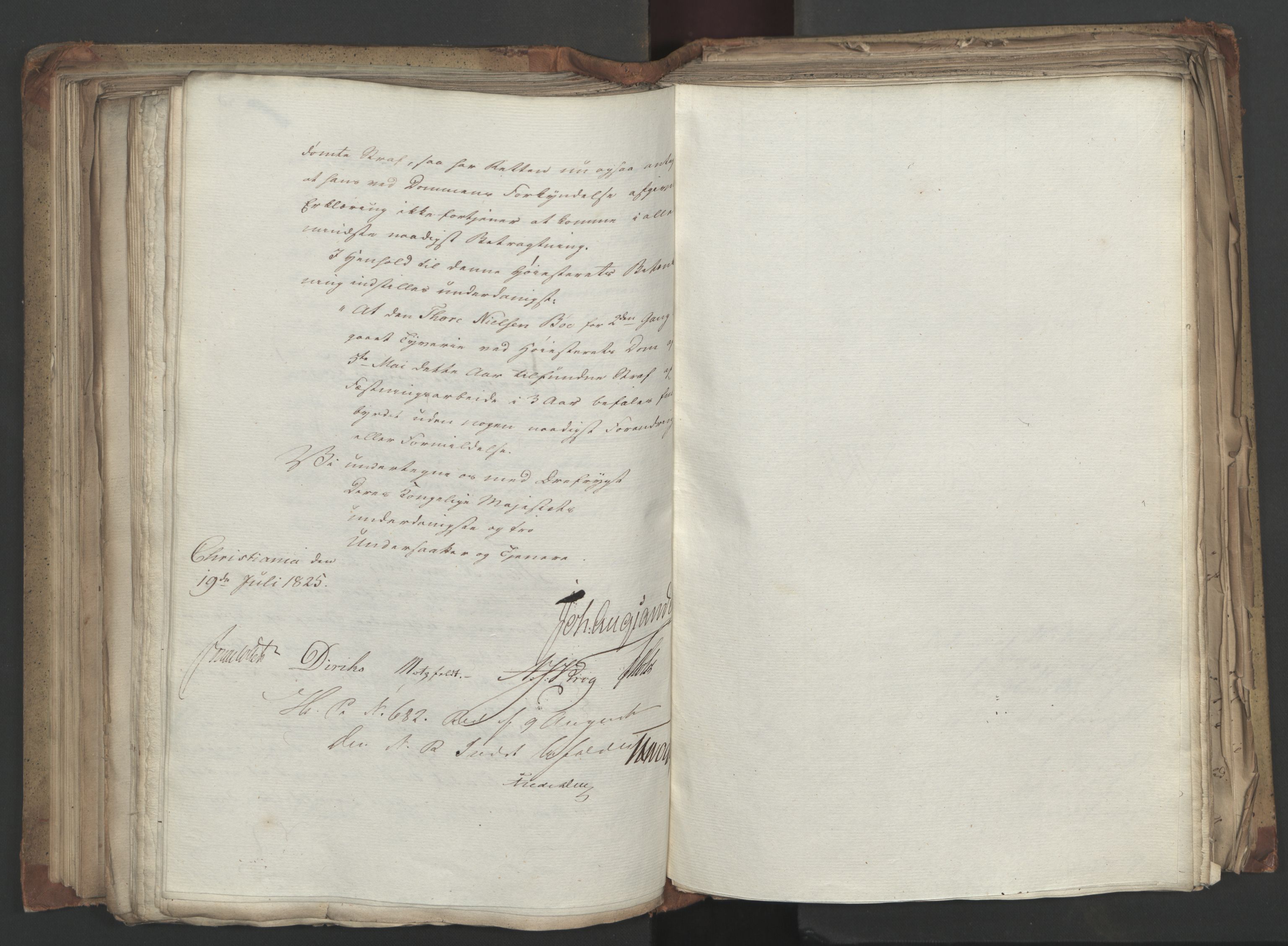 Statsrådsavdelingen i Stockholm, AV/RA-S-1003/D/Da/L0043: Regjeringsinnstillinger nr. 2706-2845, 1825, p. 229