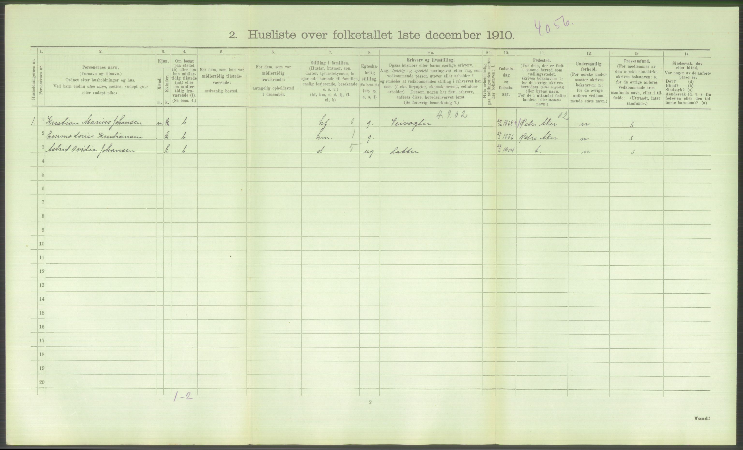 RA, 1910 census for Kråkerøy, 1910, p. 479