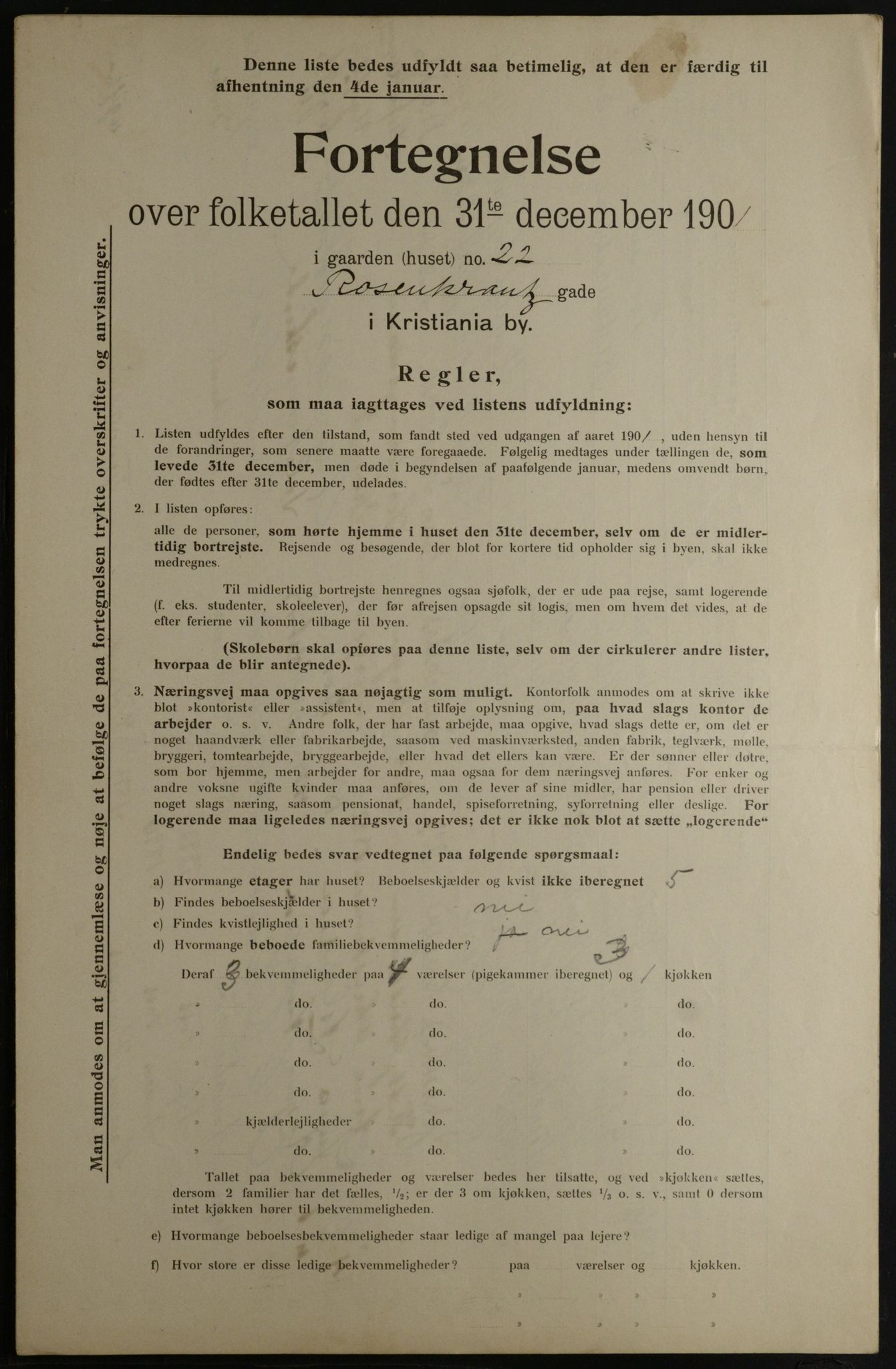 OBA, Municipal Census 1901 for Kristiania, 1901, p. 12892