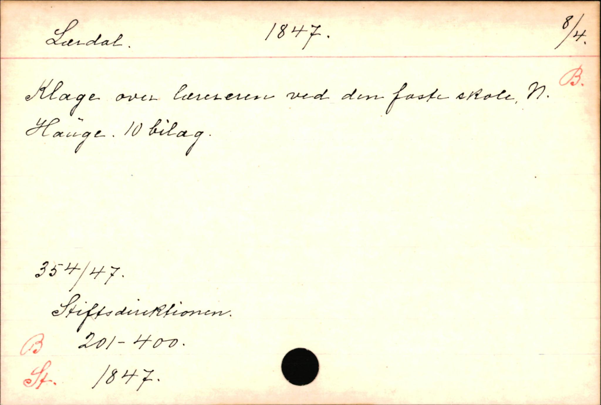 Haugen, Johannes - lærer, AV/SAB-SAB/PA-0036/01/L0001: Om klokkere og lærere, 1521-1904, p. 9107