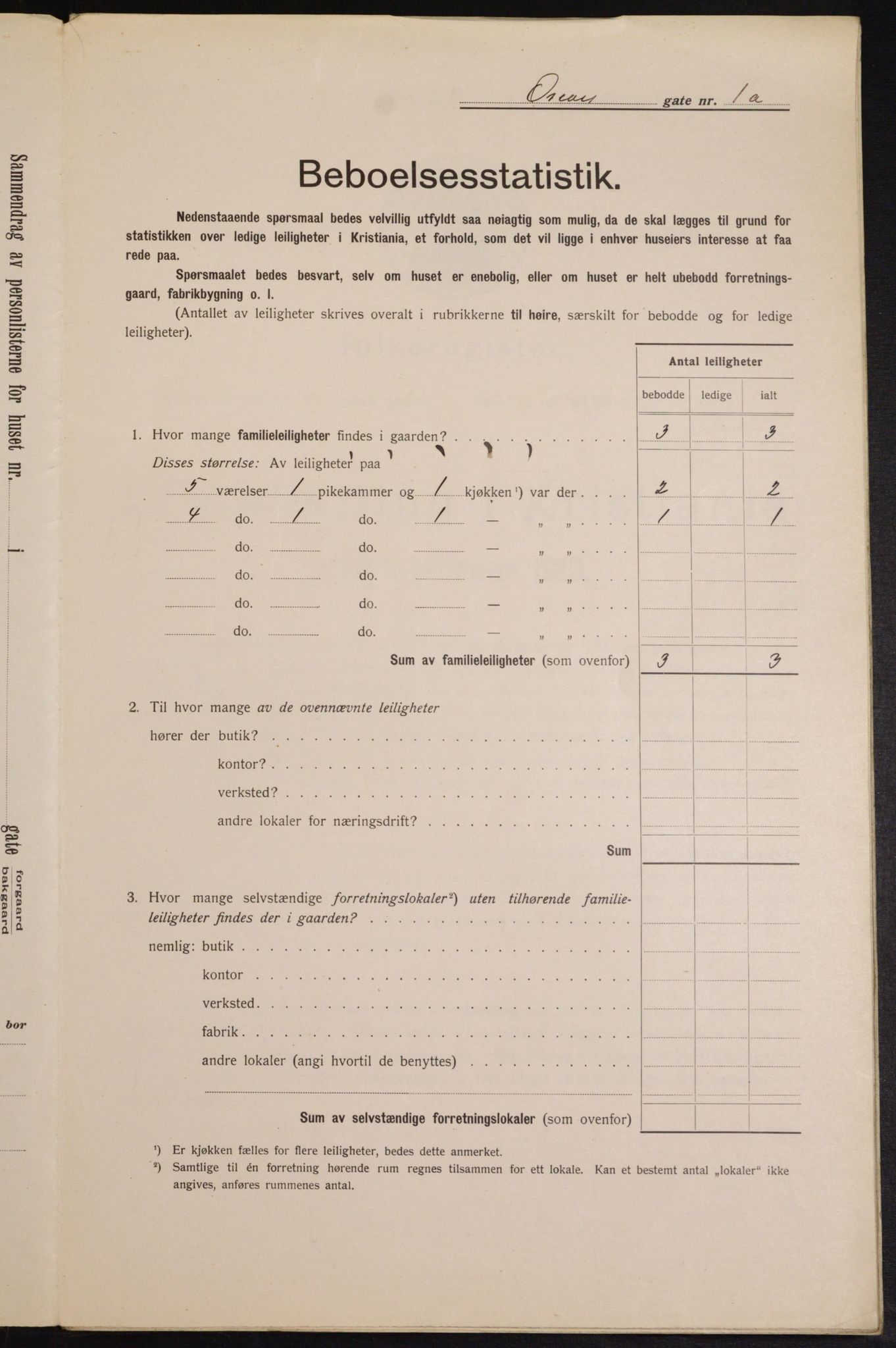 OBA, Municipal Census 1913 for Kristiania, 1913, p. 76178