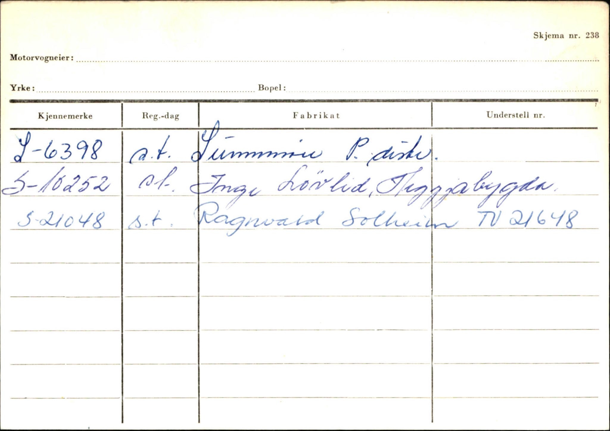 Statens vegvesen, Sogn og Fjordane vegkontor, AV/SAB-A-5301/4/F/L0144: Registerkort Vågsøy A-R, 1945-1975, p. 637