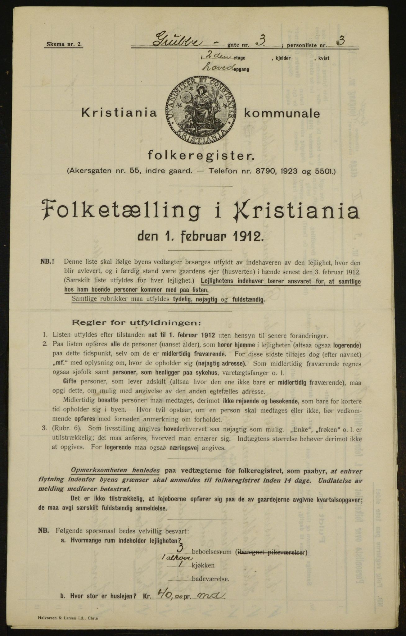 OBA, Municipal Census 1912 for Kristiania, 1912, p. 30027