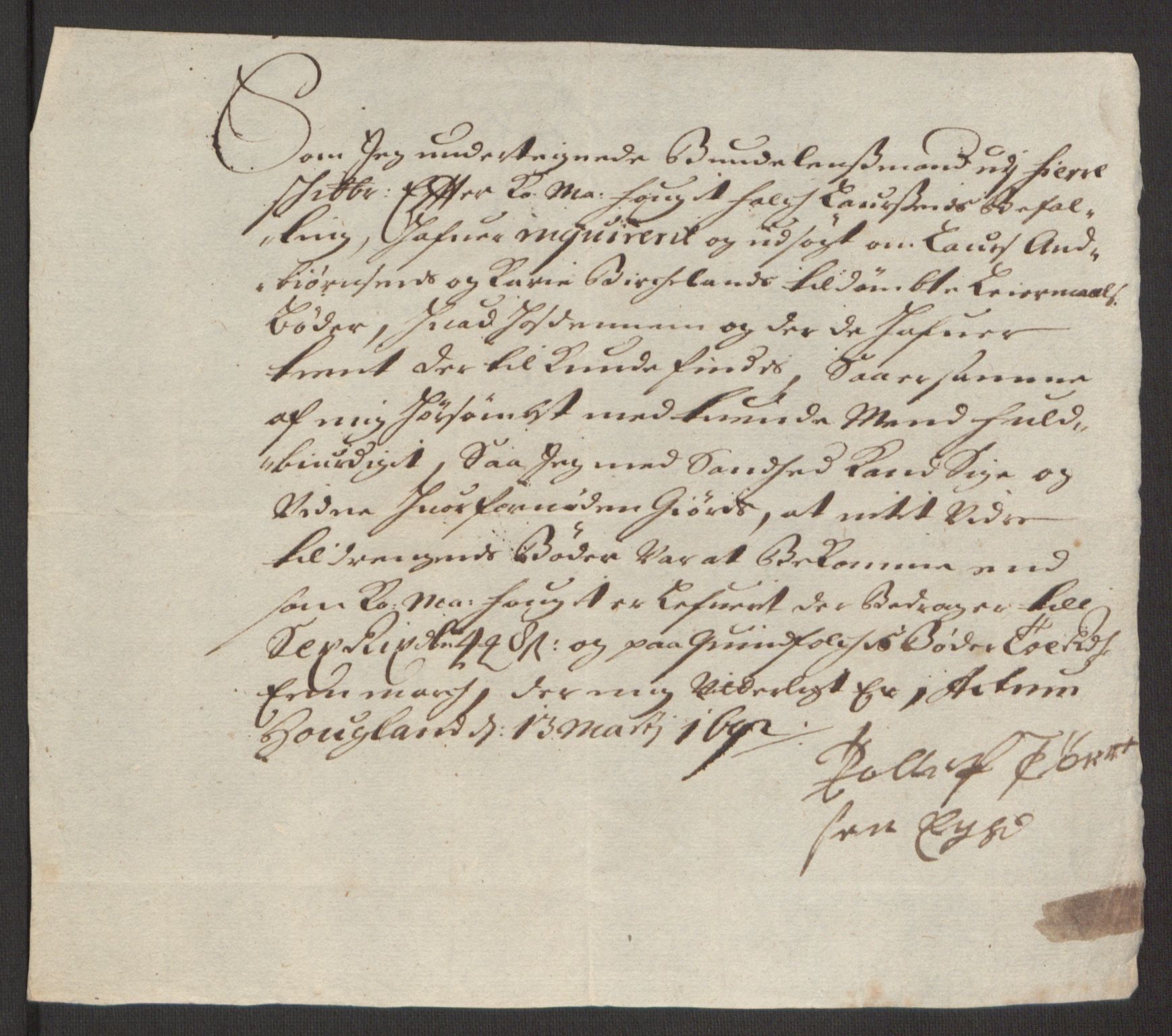 Rentekammeret inntil 1814, Reviderte regnskaper, Fogderegnskap, AV/RA-EA-4092/R48/L2973: Fogderegnskap Sunnhordland og Hardanger, 1691-1692, p. 429