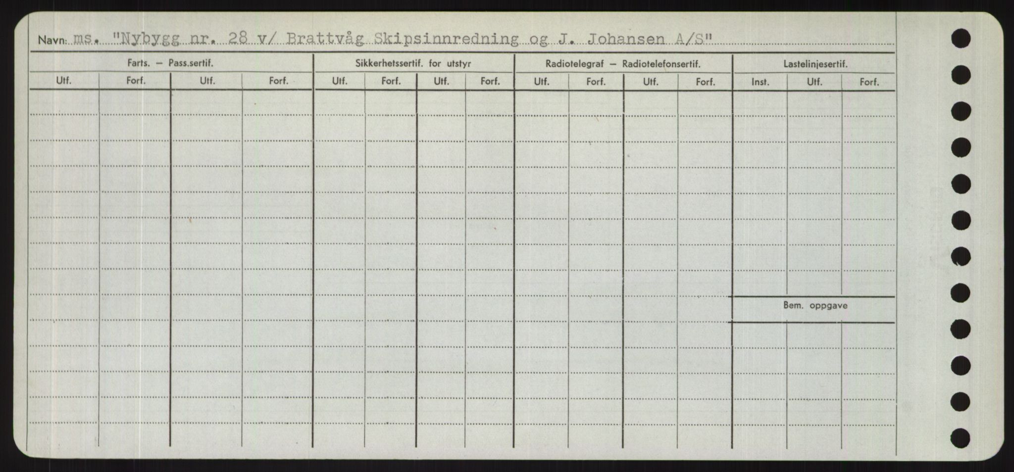 Sjøfartsdirektoratet med forløpere, Skipsmålingen, RA/S-1627/H/Hd/L0027: Fartøy, Norhop-Nør, p. 388