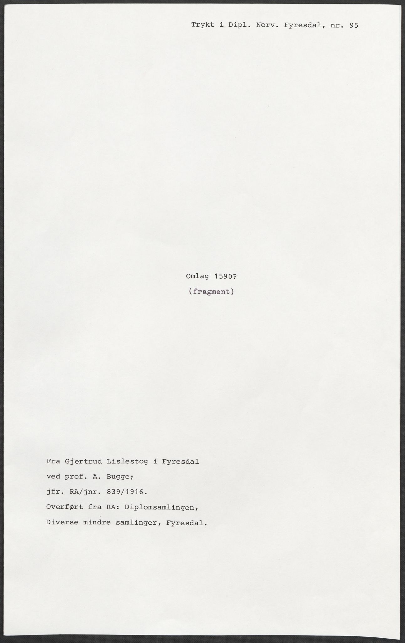 Riksarkivets diplomsamling, AV/RA-EA-5965/F02/L0092: Dokumenter, 1590, p. 50