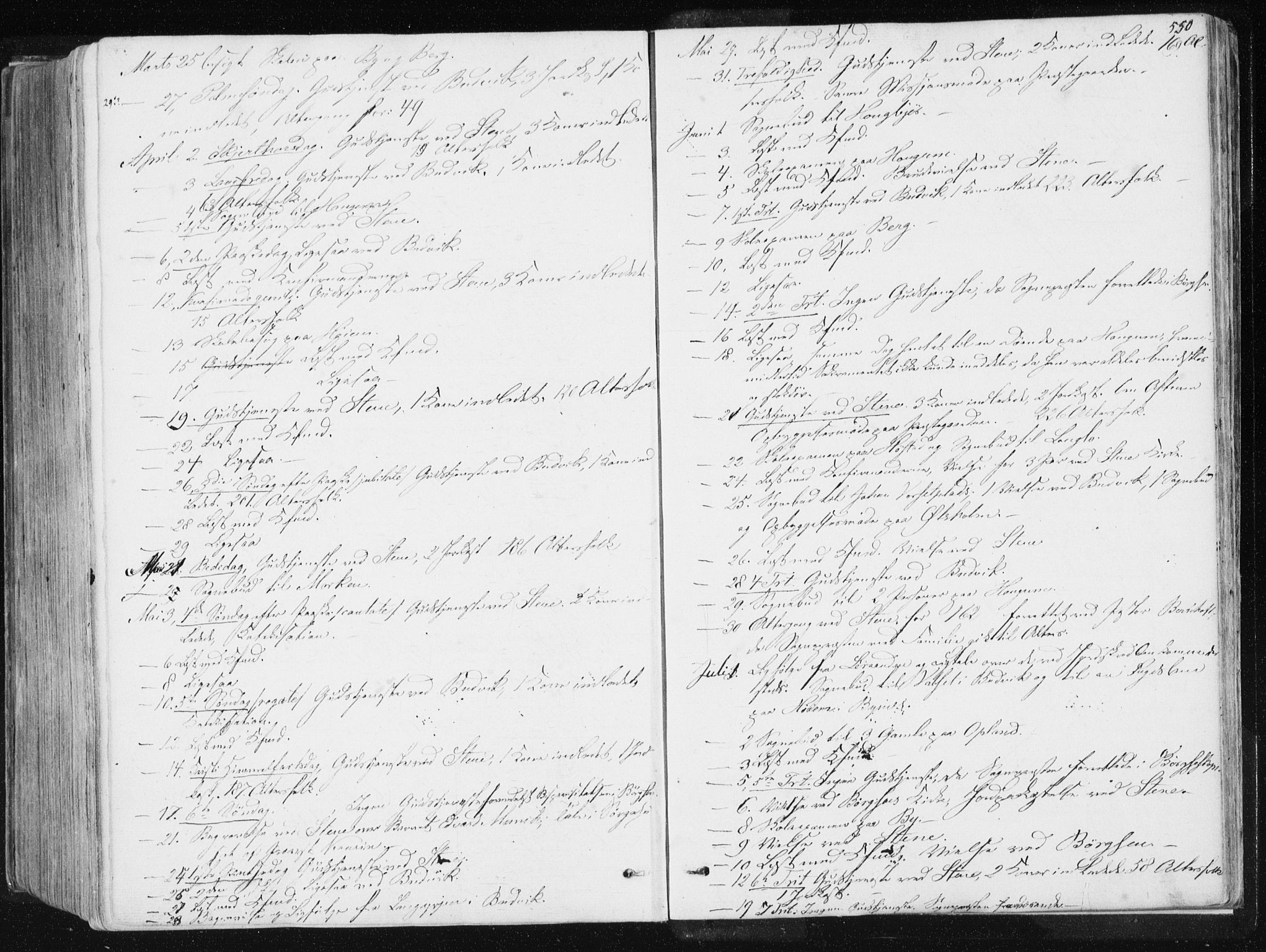 Ministerialprotokoller, klokkerbøker og fødselsregistre - Sør-Trøndelag, SAT/A-1456/612/L0377: Parish register (official) no. 612A09, 1859-1877, p. 550