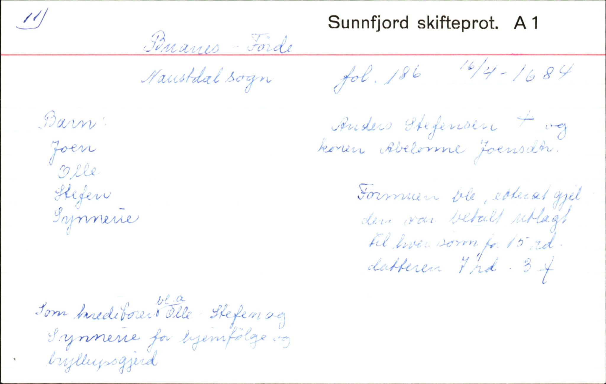 Skiftekort ved Statsarkivet i Bergen, SAB/SKIFTEKORT/003/L0001: Skifteprotokoll nr. 1, 1677-1687, p. 301