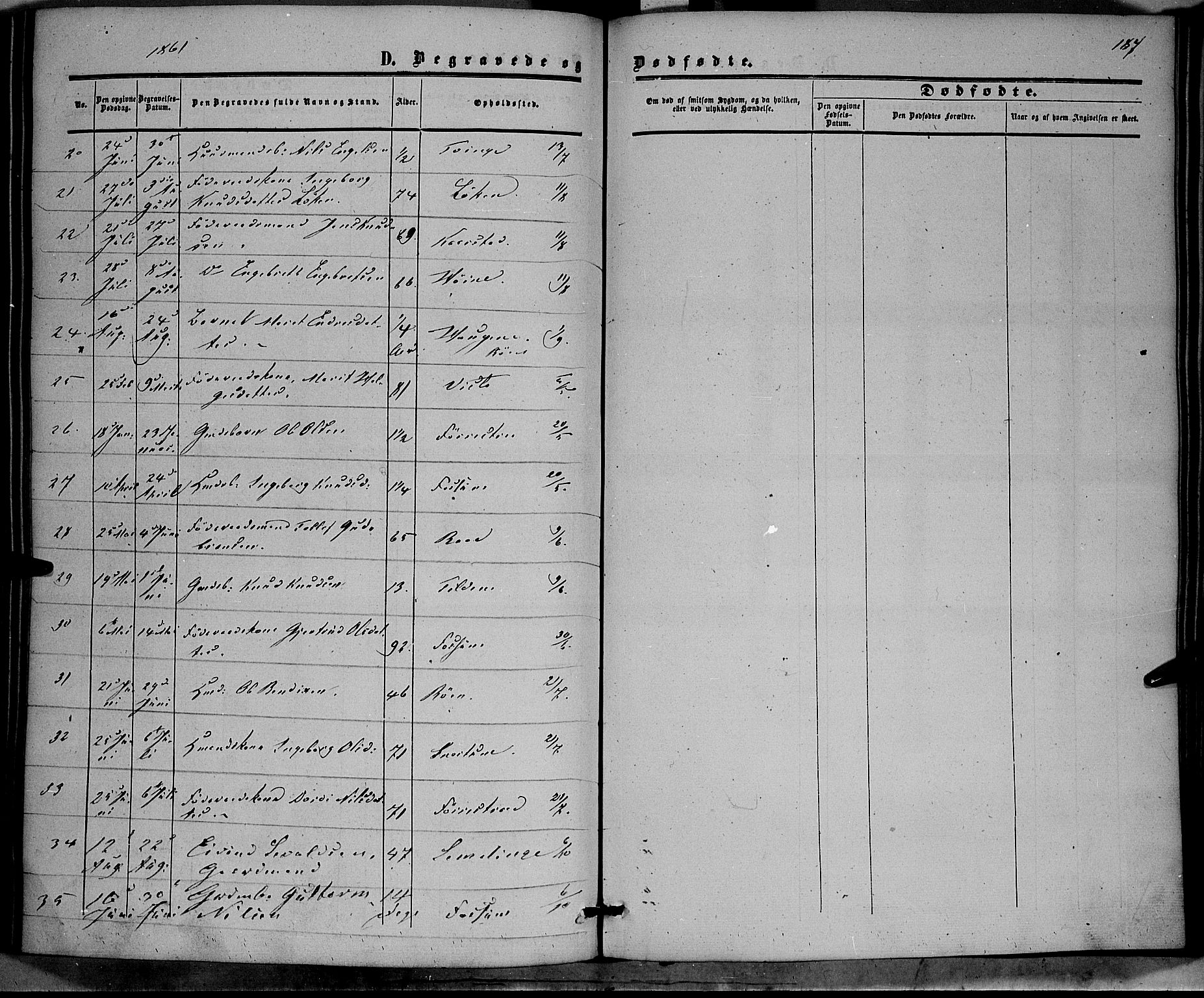 Vestre Slidre prestekontor, SAH/PREST-136/H/Ha/Haa/L0002: Parish register (official) no. 2, 1856-1864, p. 187