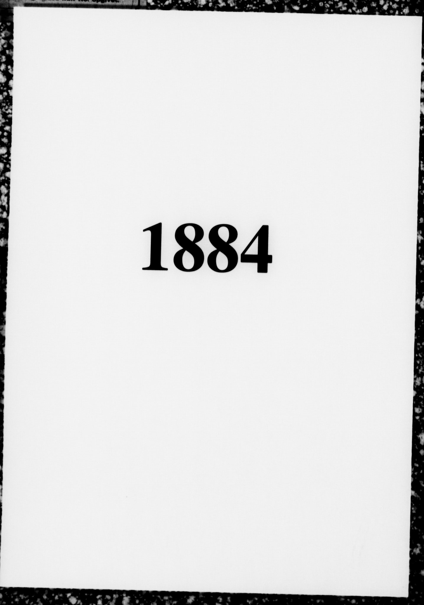 Fattigvesenet, OBA/A-20045/Fb/L0004: Hjemstavnsregister, 1884, p. 1