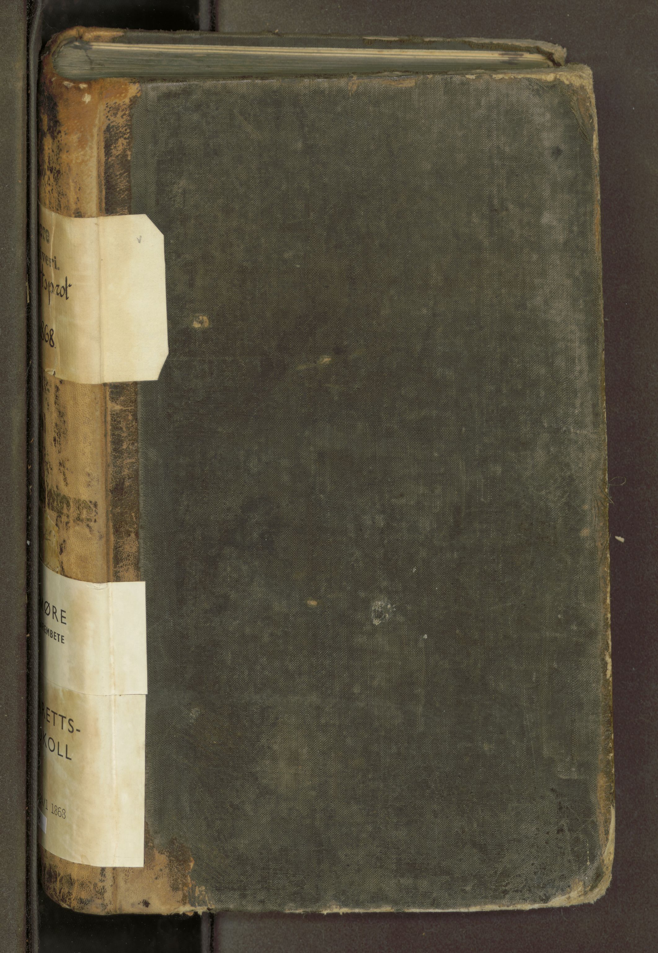 Nordmøre sorenskriveri, SAT/A-4132/1/1/1B/L0008: Ekstrarettsprotokoll, 1861-1868