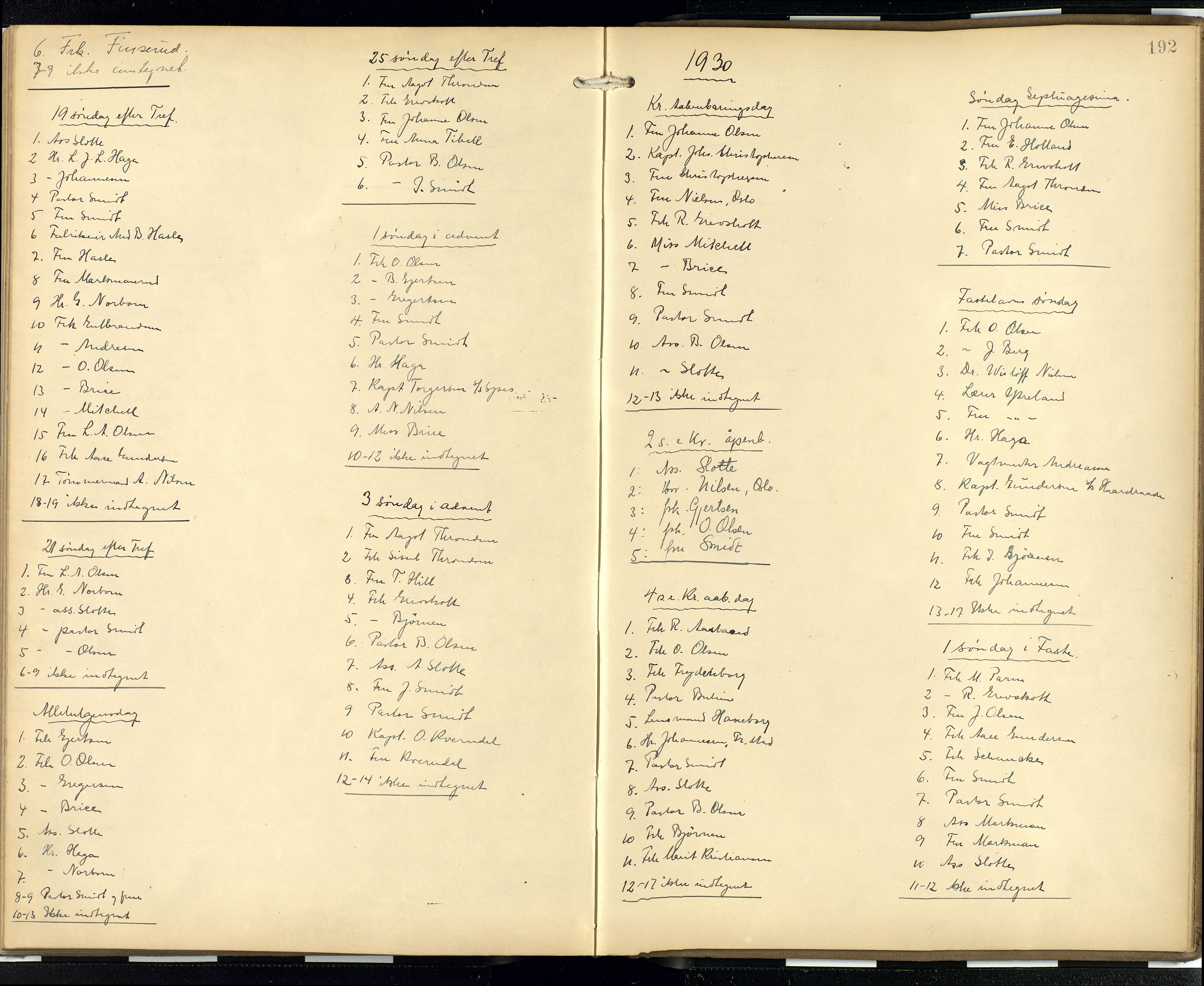  Den norske sjømannsmisjon i utlandet/London m/bistasjoner, SAB/SAB/PA-0103/H/Ha/L0003: Parish register (official) no. A 3, 1903-1934, p. 191b-192a