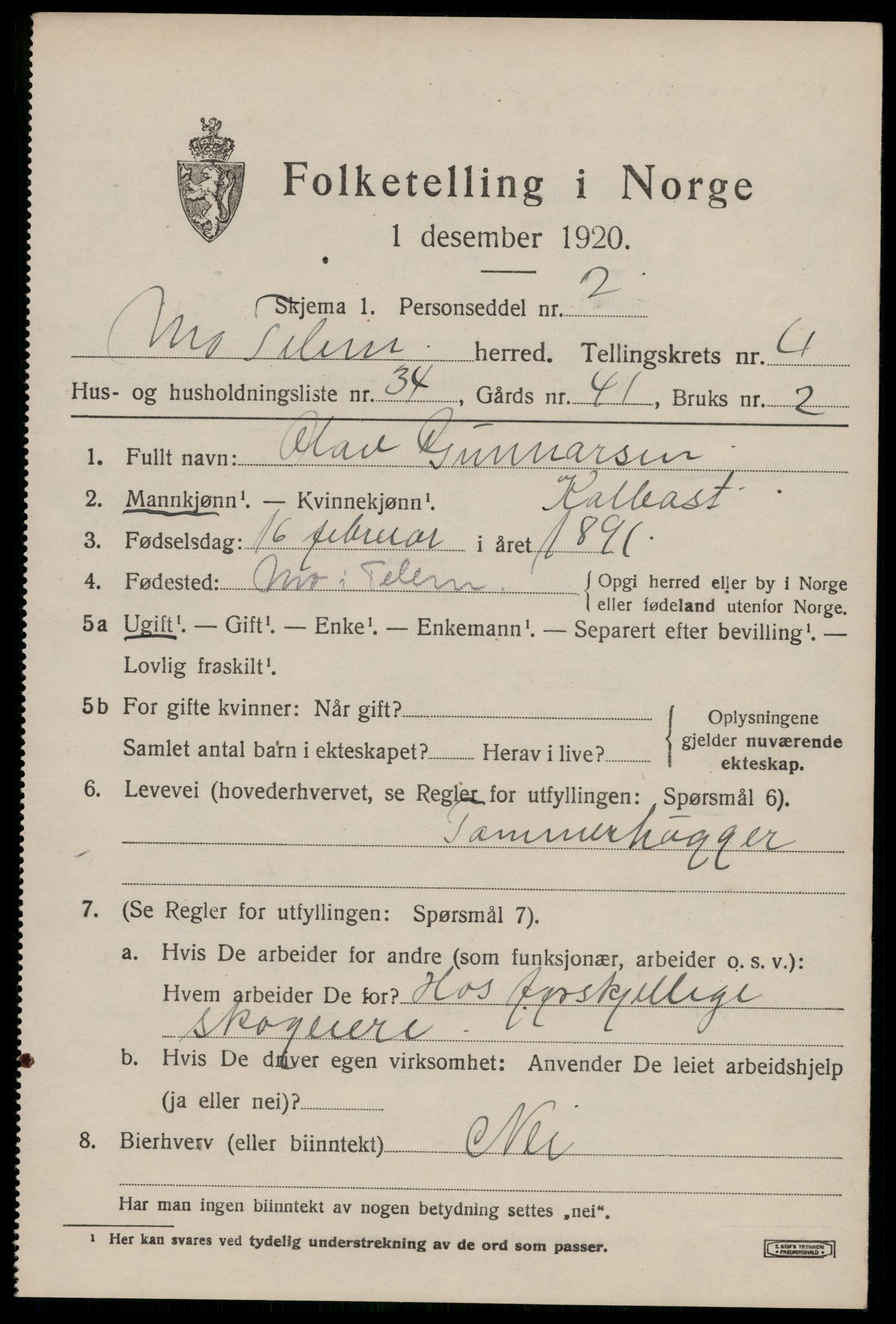 SAKO, 1920 census for Mo, 1920, p. 1992