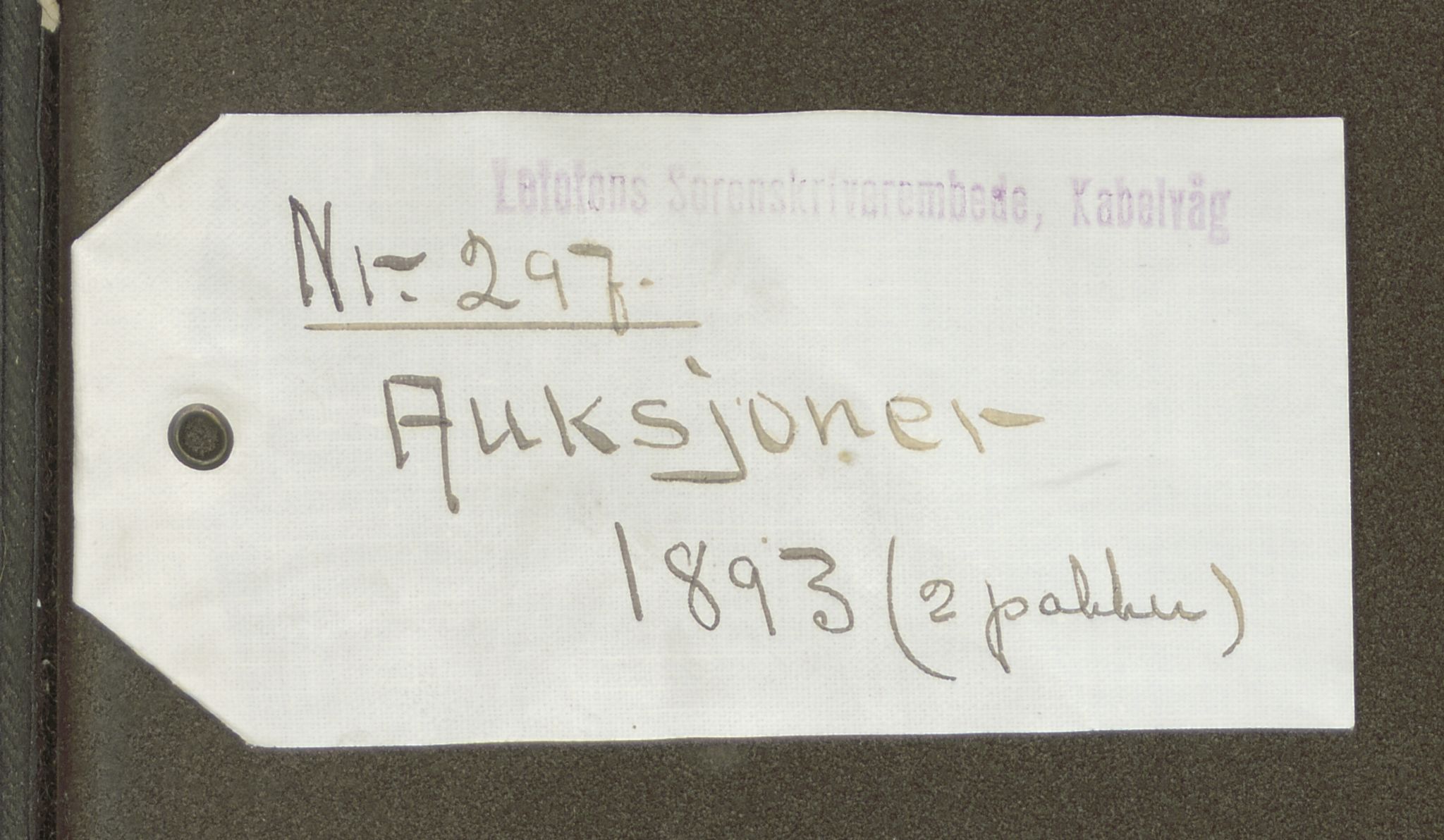 Lofoten sorenskriveri, AV/SAT-A-0017/1/5/5B/L0013: Auksjonsdokumenter, 1893, p. 2